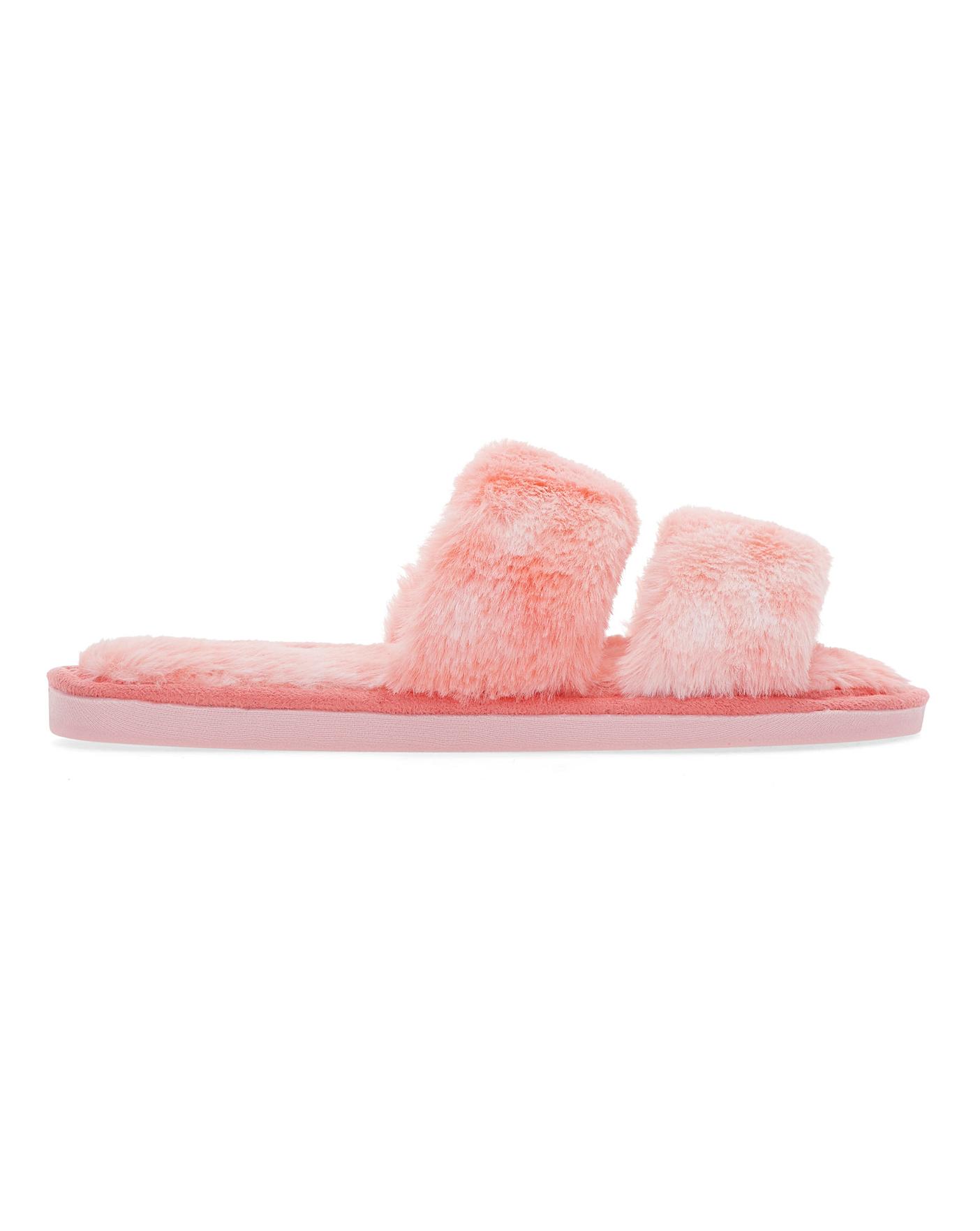 slider slippers fluffy