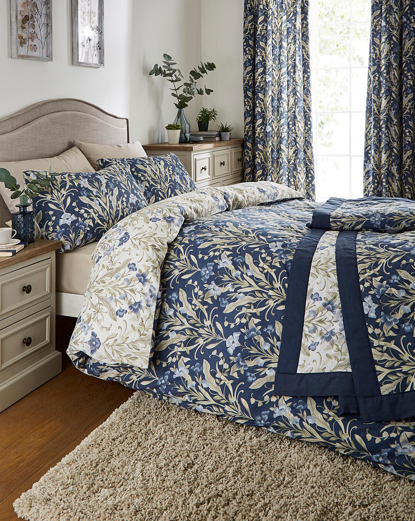 Venito Blue Duvet Cover Set J D Williams