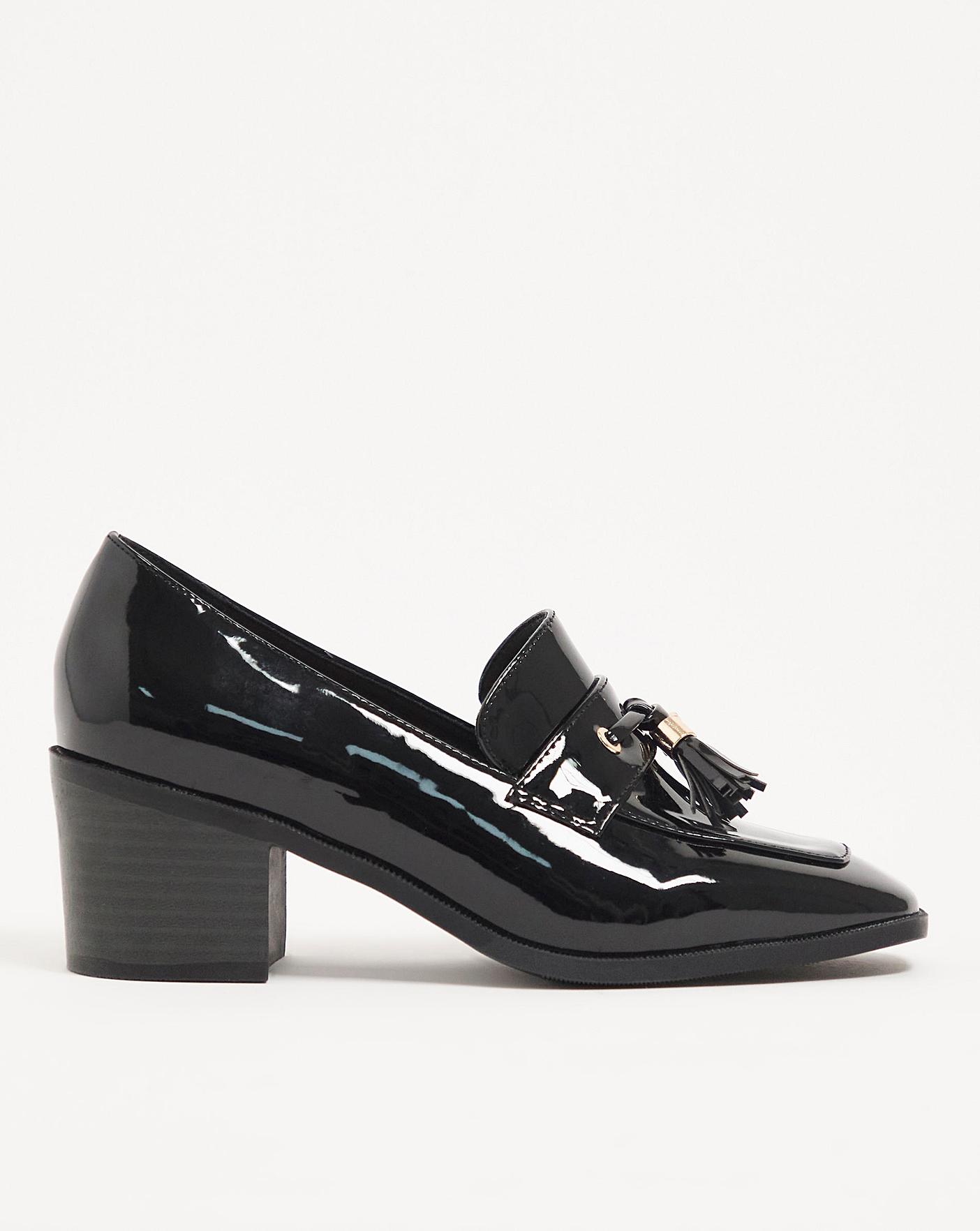 Heeled Loafers Extra Wide Fit | Oxendales