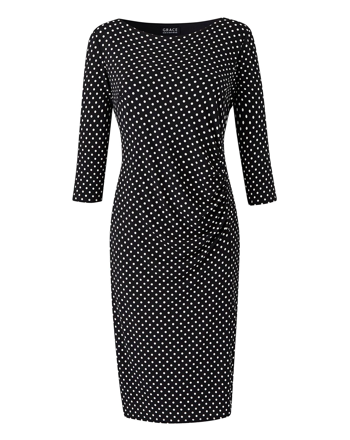 jd williams polka dot dress