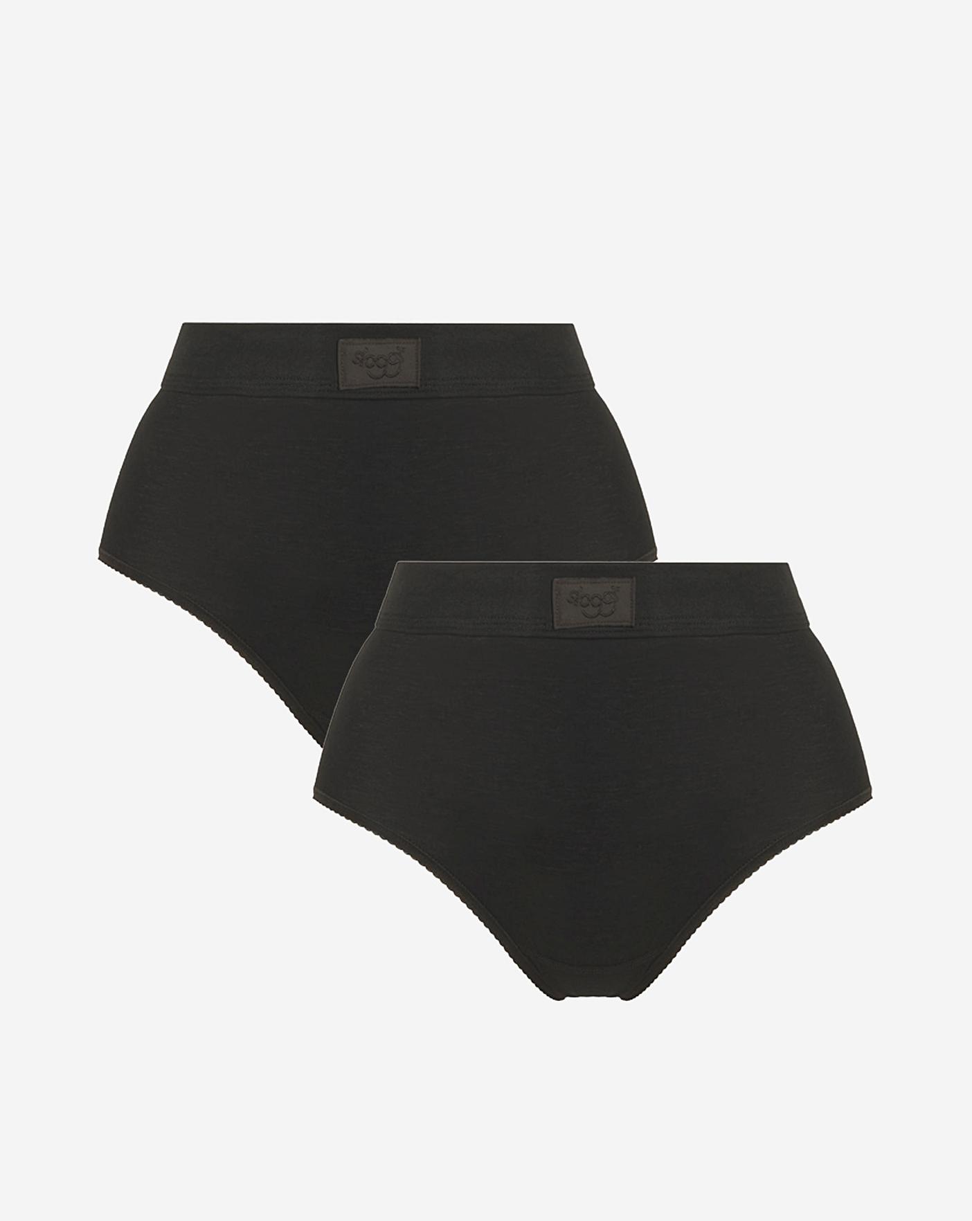 Sloggi Double Comfort Maxi Briefs Knickers Pant Black White US : :  Clothing, Shoes & Accessories