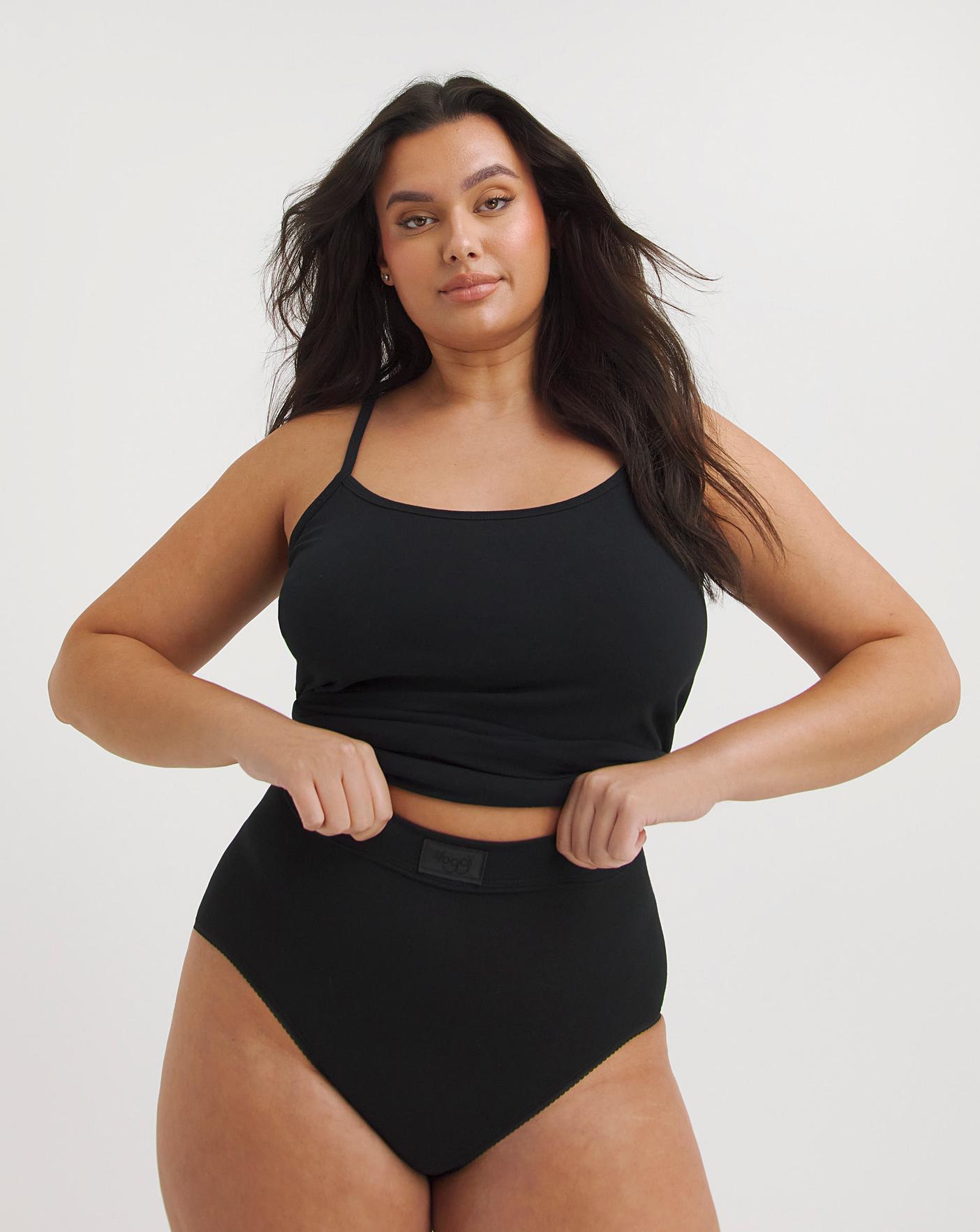 SLOGGI WOMEN'S DOUBLE Comfort Maxi 2p Underwear, Black, uk size 18