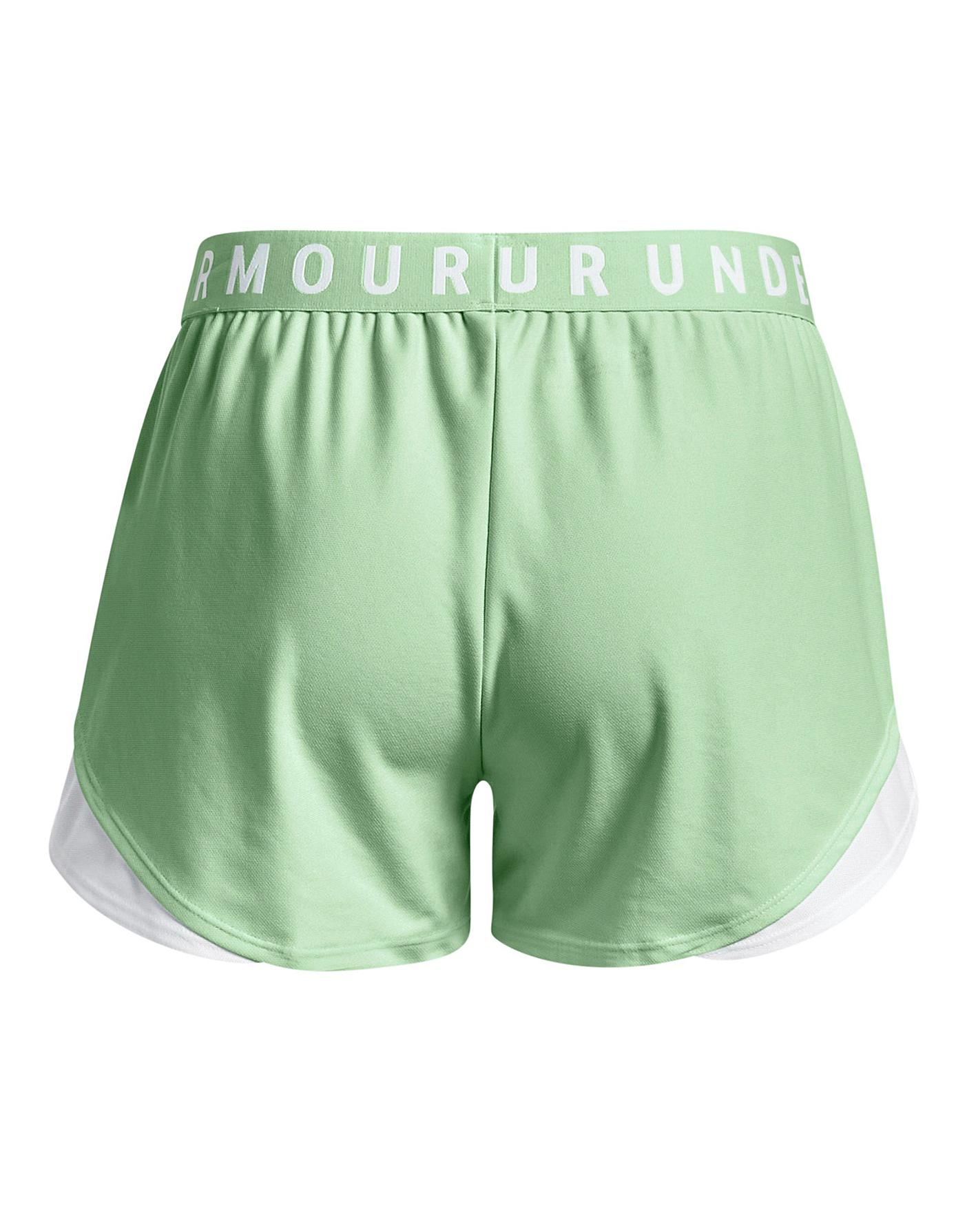 lime green under armour shorts