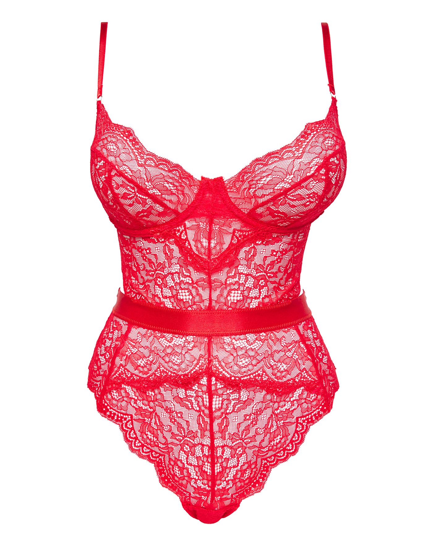 Ann Summers Hold Me Tight Body Red | J D Williams