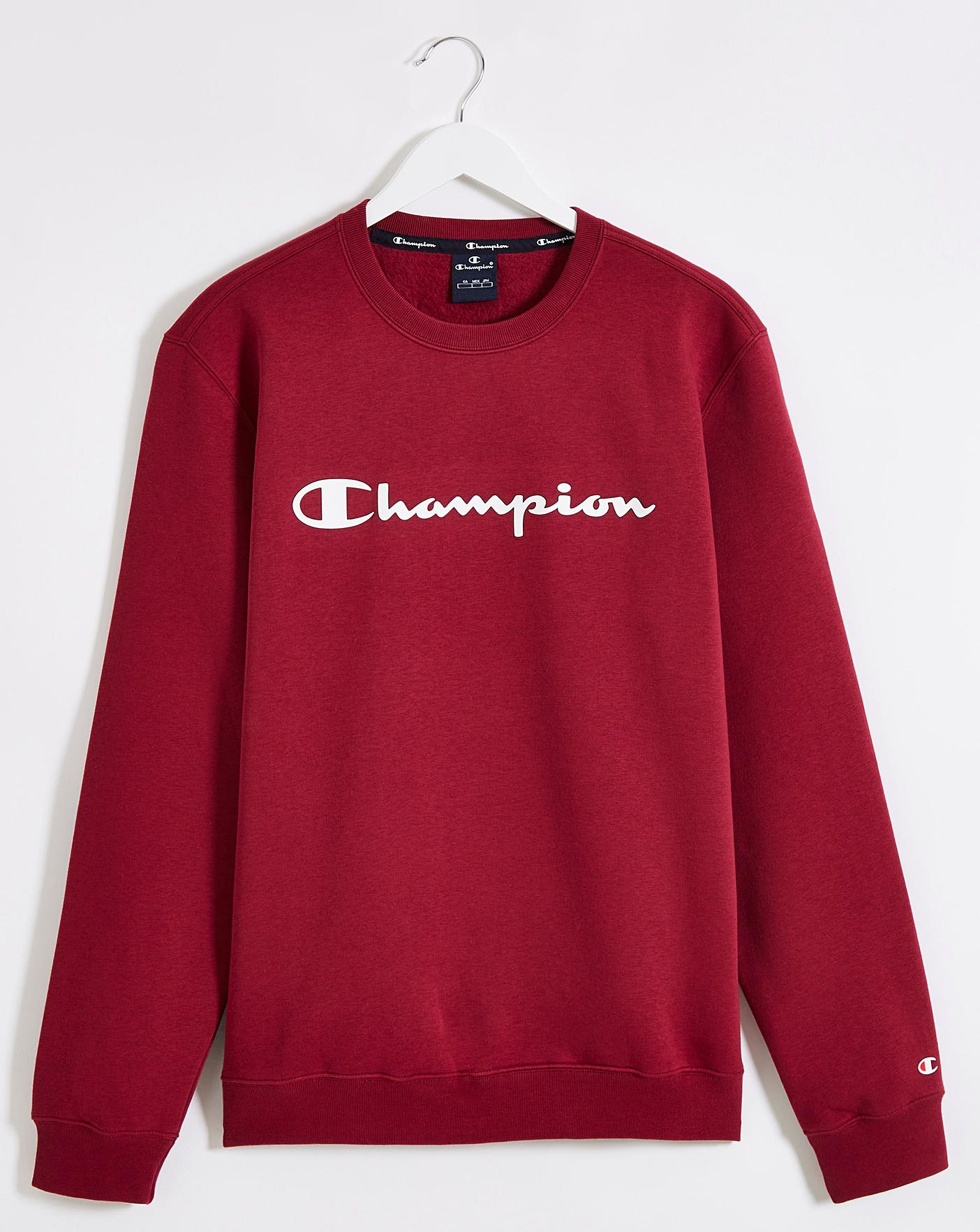 Champion cheap crewneck red