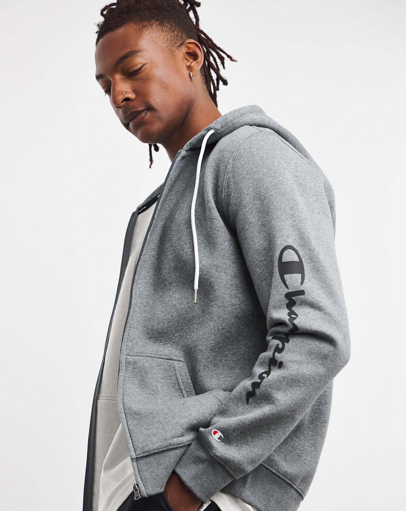 Champion zip hooded sweatshirt hotsell