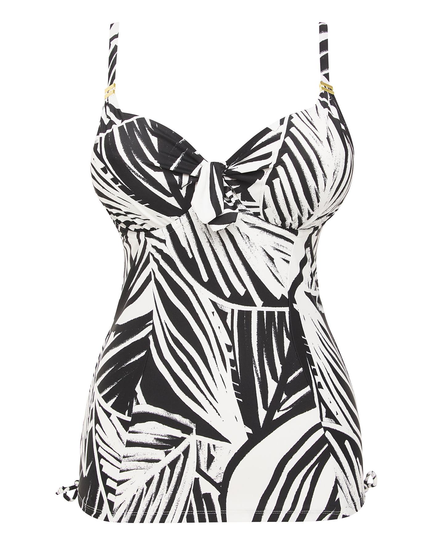 Panache Seychelles Mock Tie Tankini Top | J D Williams