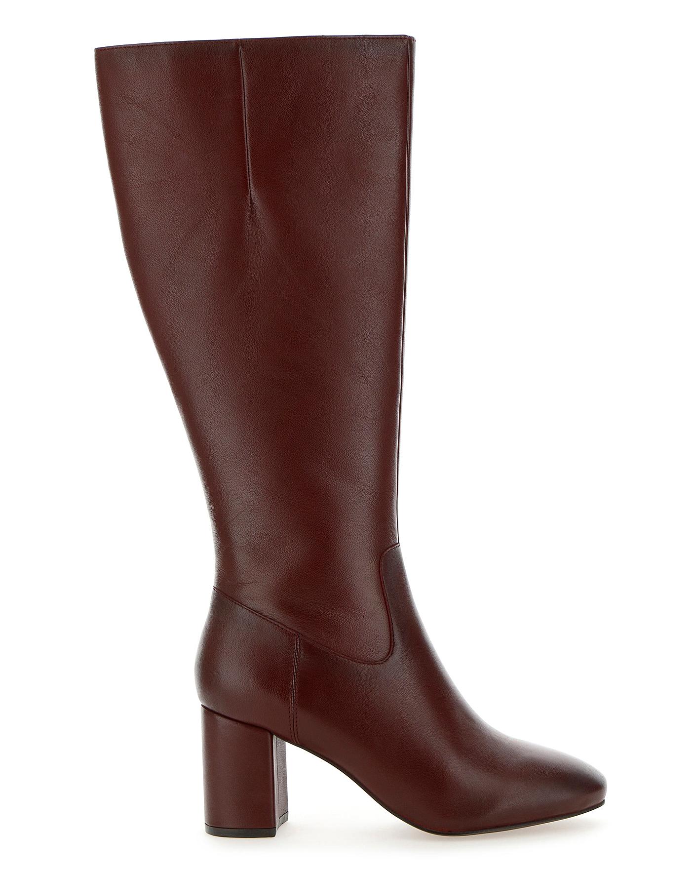 Leather Boots EEE Fit Super Curvy Calf 