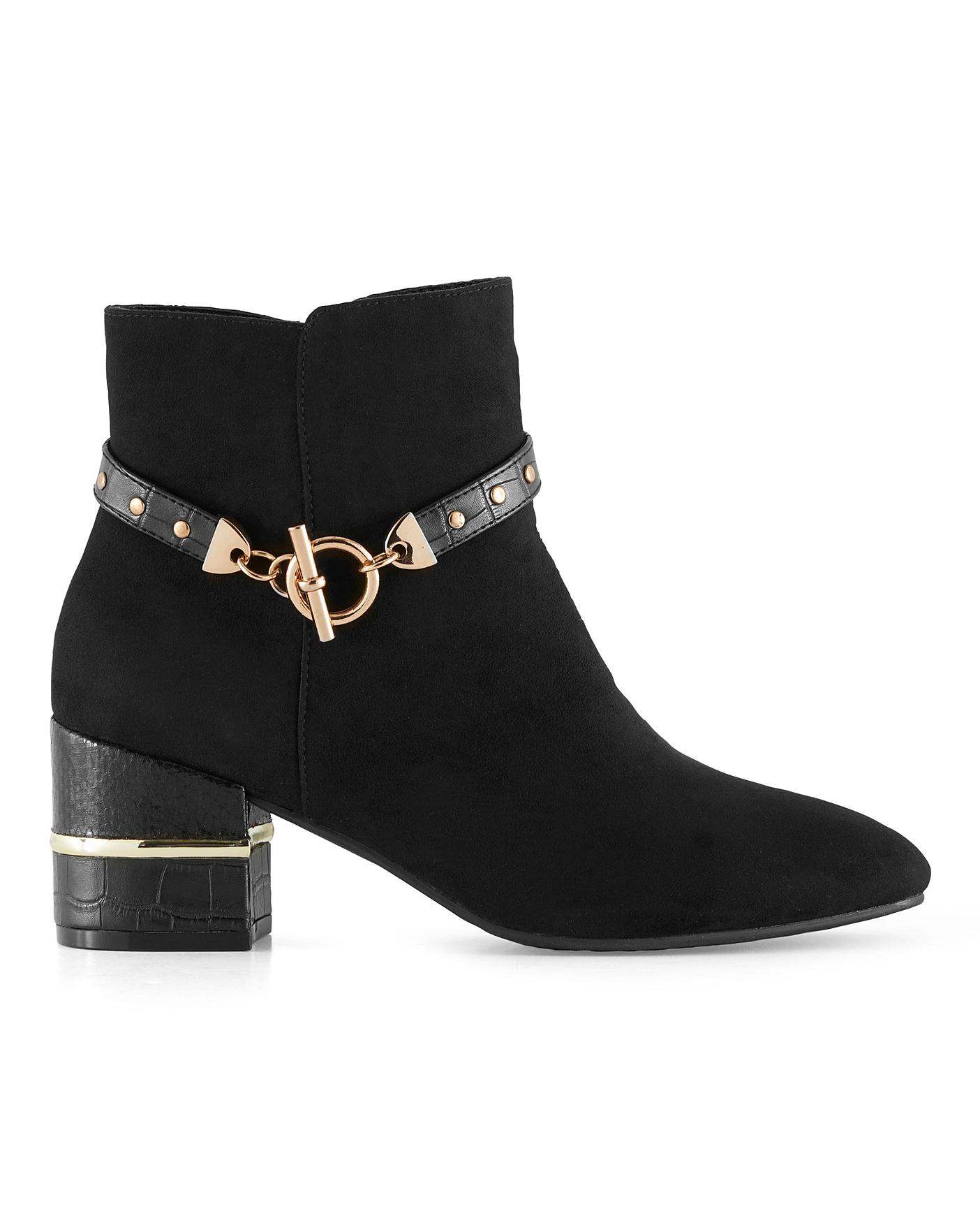 Joanna Hope Heel Detail Boots EEE Fit J D Williams
