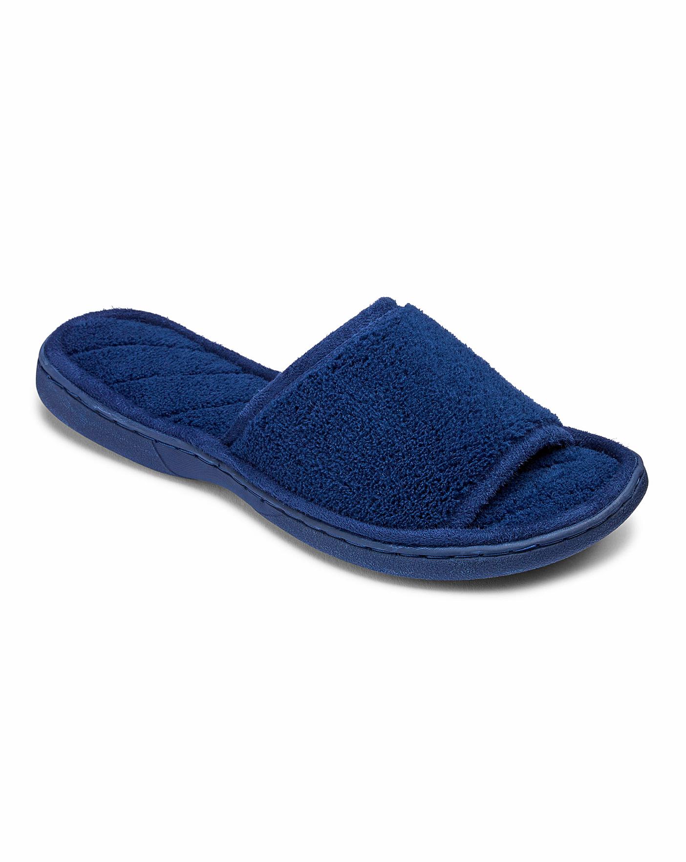 Cushioned Open Toe Mule Slippers E Fit House of Bath