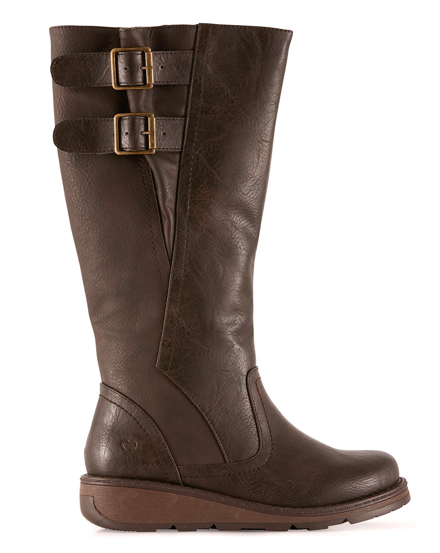 Heavenly Feet Boots E Fit Standard Calf | J D Williams