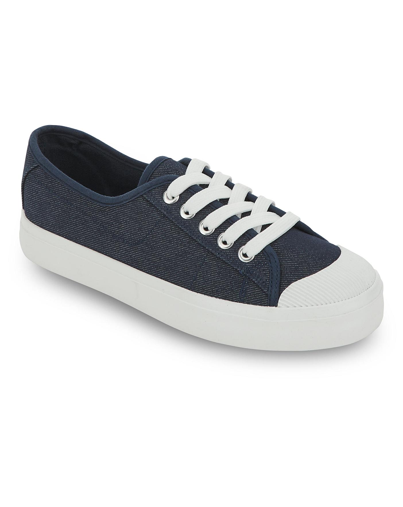 Heavenly Soles Canvas Shoes E Fit | J D Williams