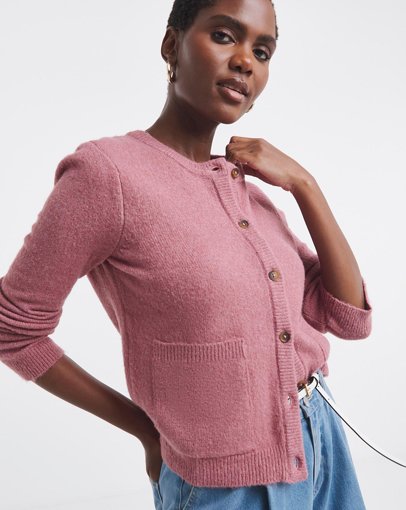 SPONGE CREW NECK CARDIGAN | Oxendales