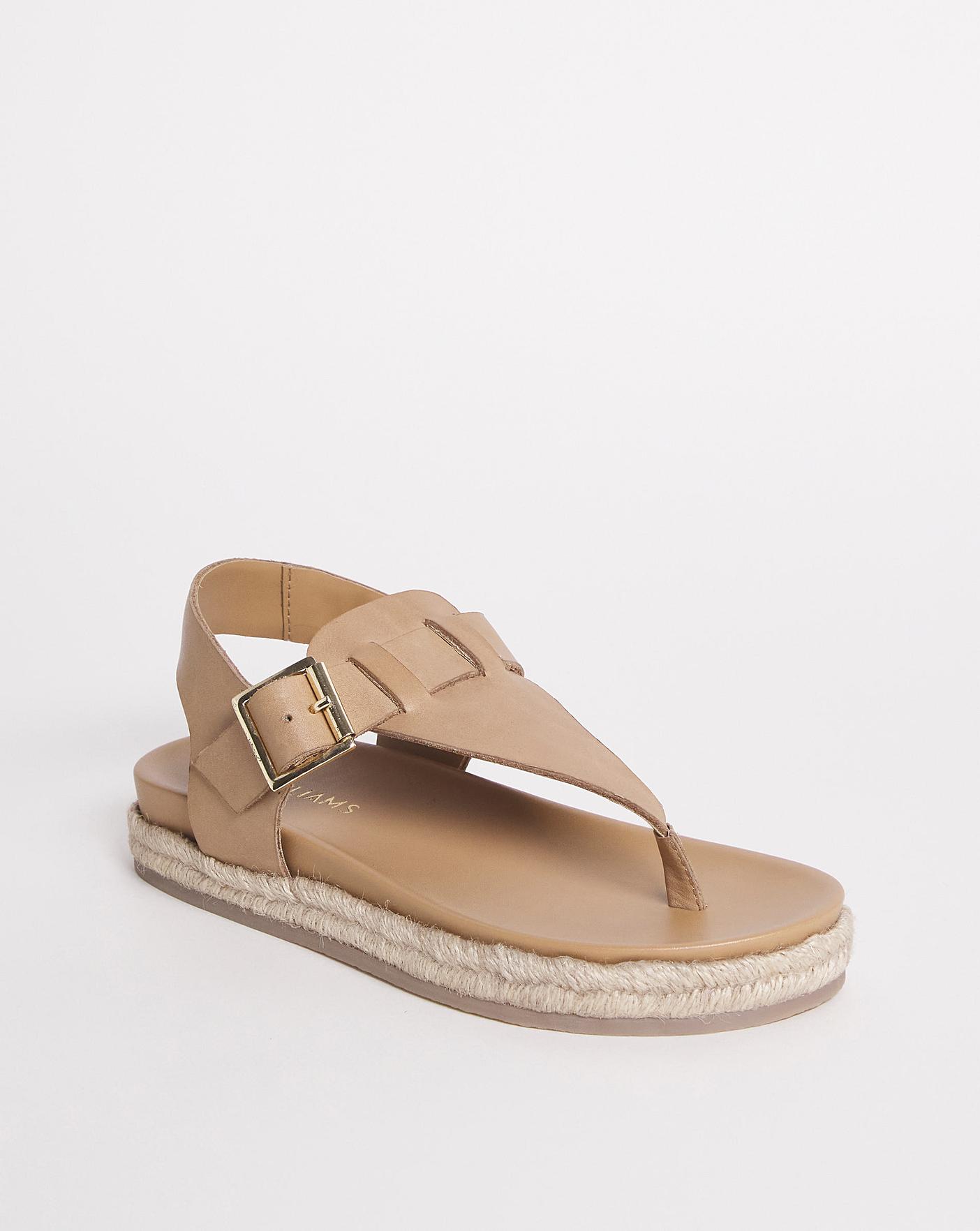 Flint espadrille best sale thong sandal