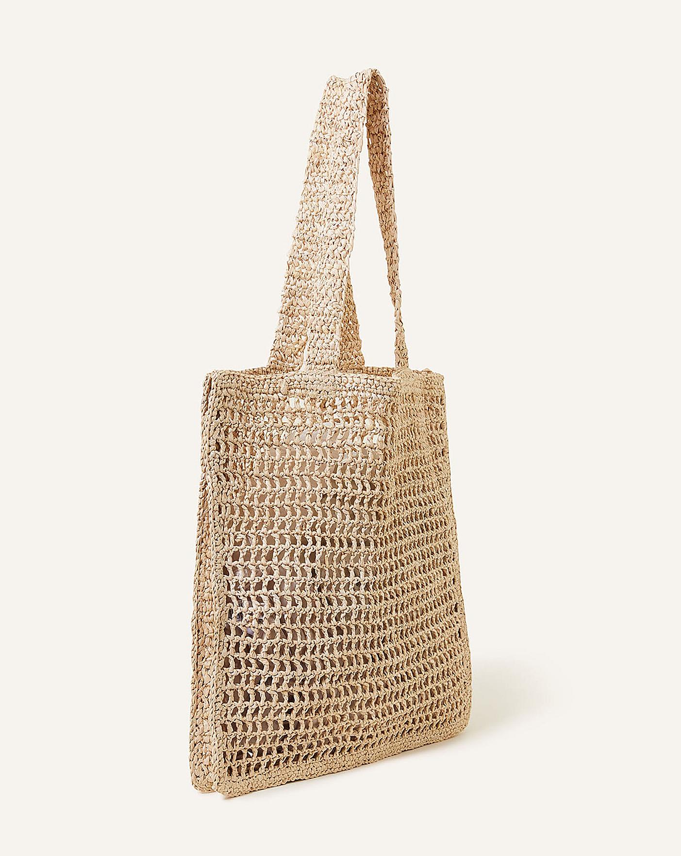 Accessorize Raffia Beach Shopper Bag | J D Williams