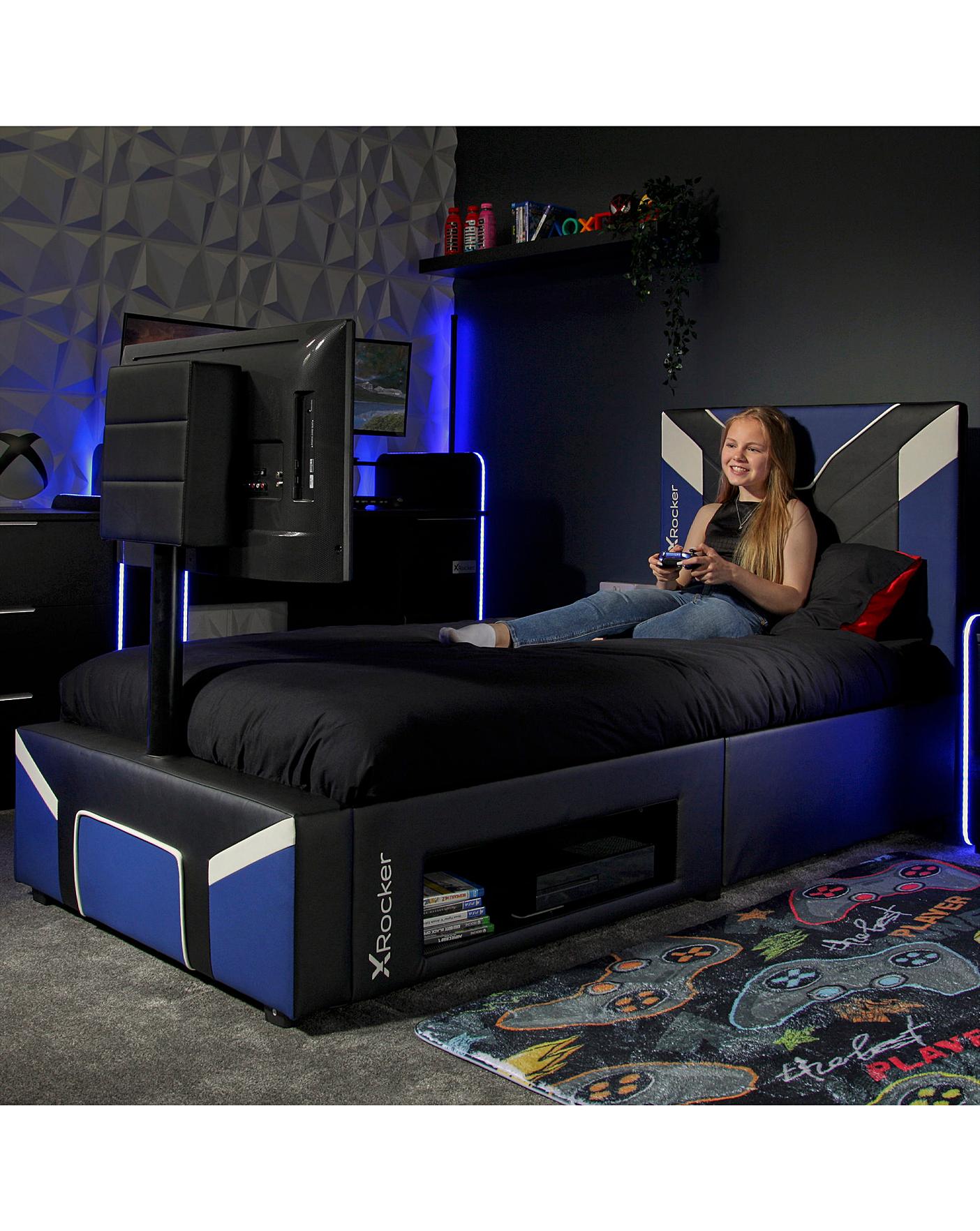 X rocker tv online bed