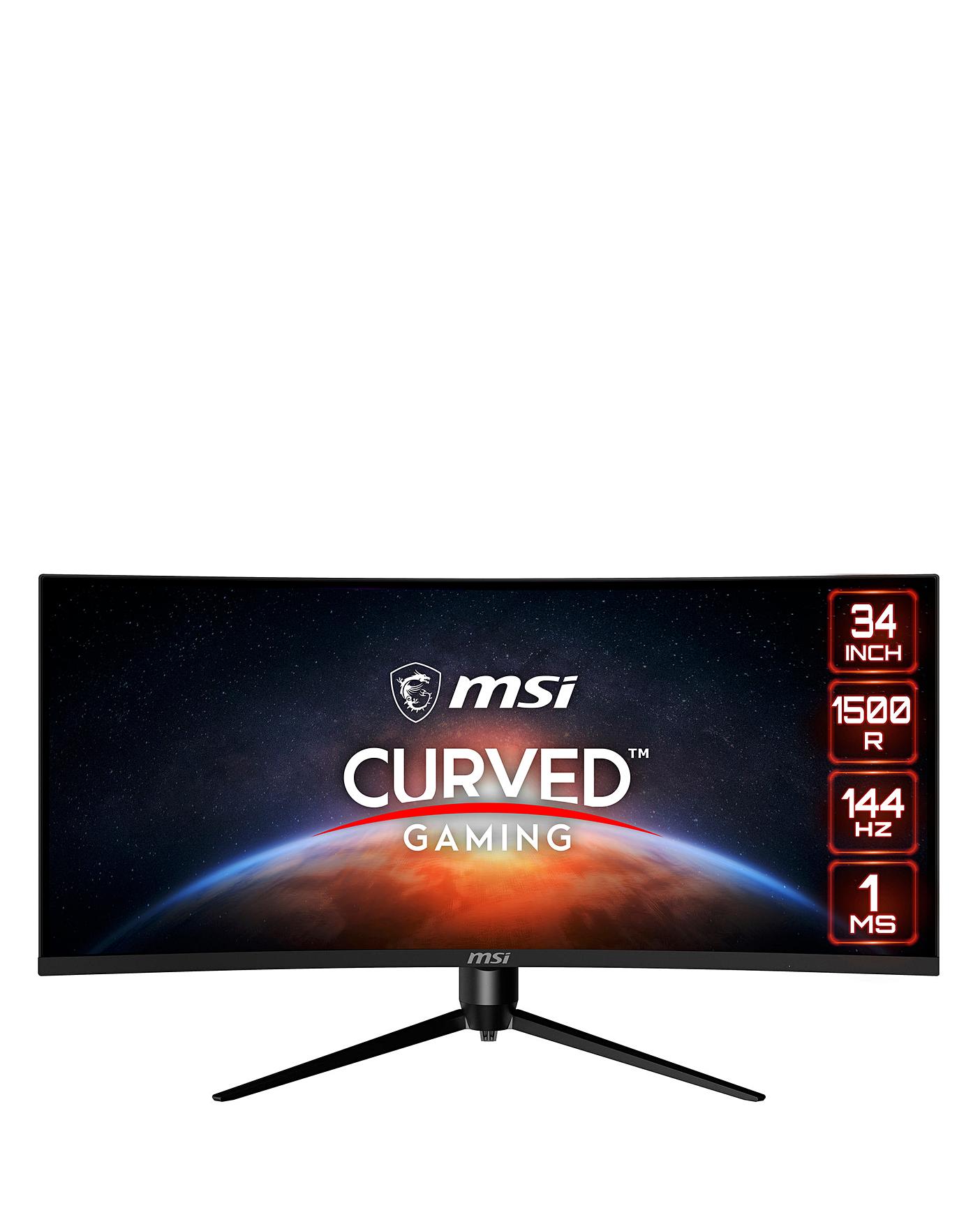 Monitor gaming - MSI Optix MAG342CQR, 34 , UWQHD, 1 ms, 144 Hz, Negro