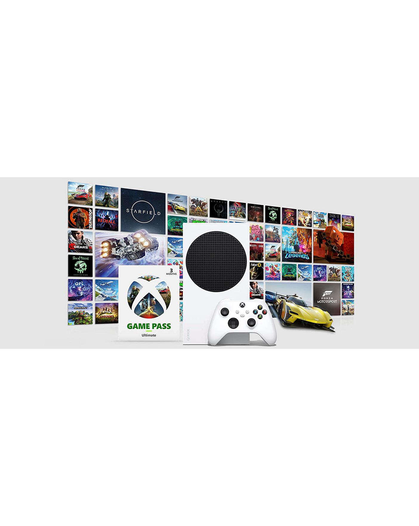 Xbox Series S – Starter Bundle - Includes hundreds of games with Game Pass  Ultimate 3 Month Membership - 512GB SSD All-Digital Gaming Console