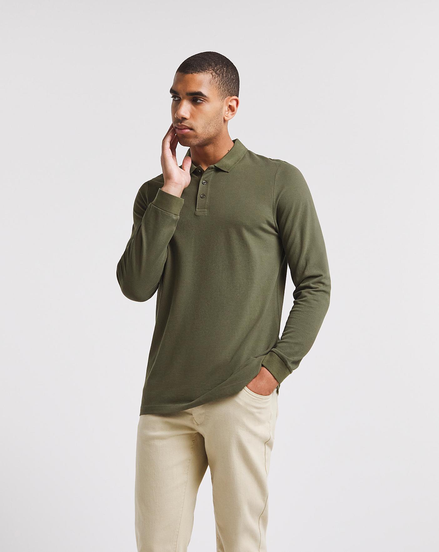 Jacamo extra clearance long polo shirts