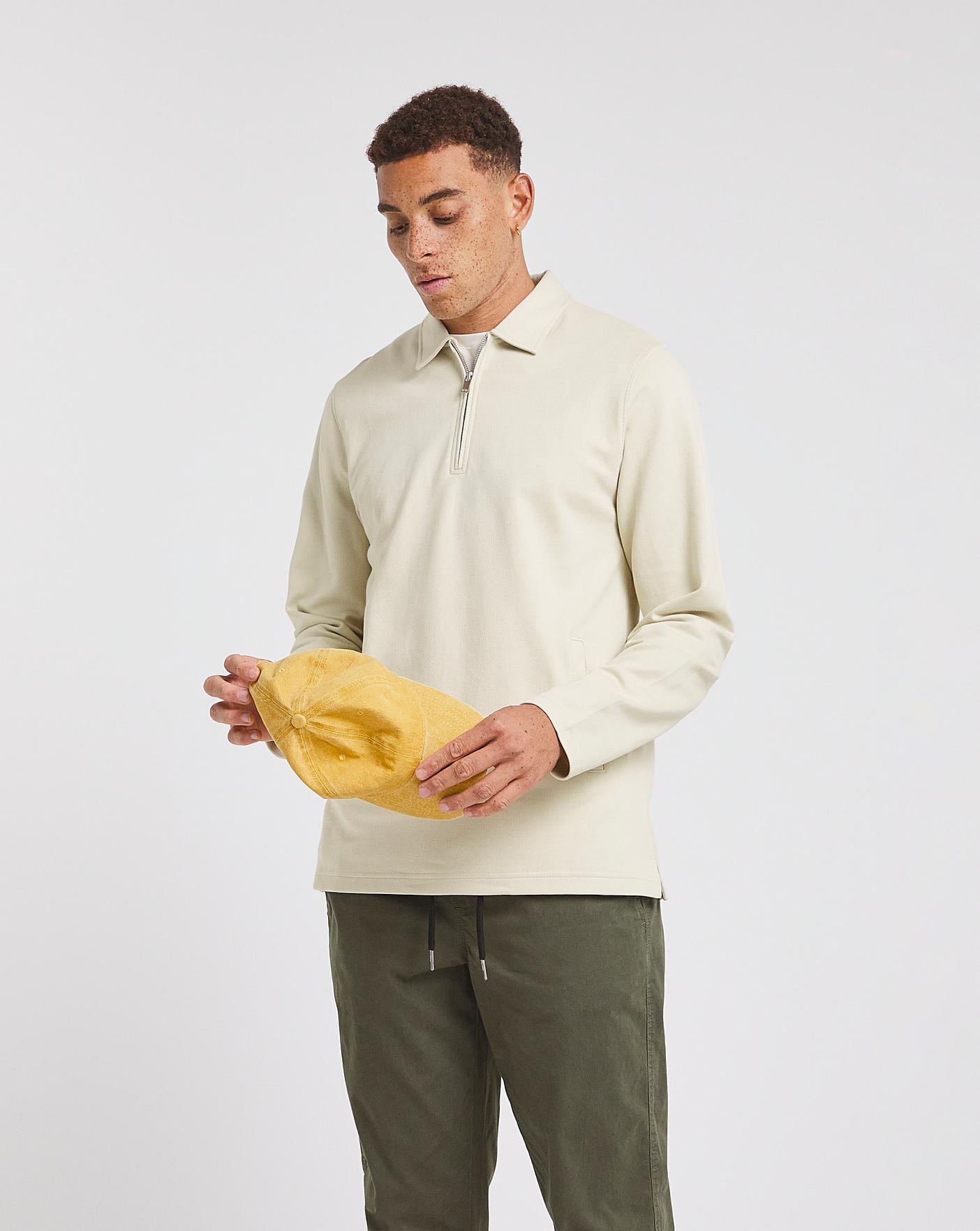 open hem sweatshirt