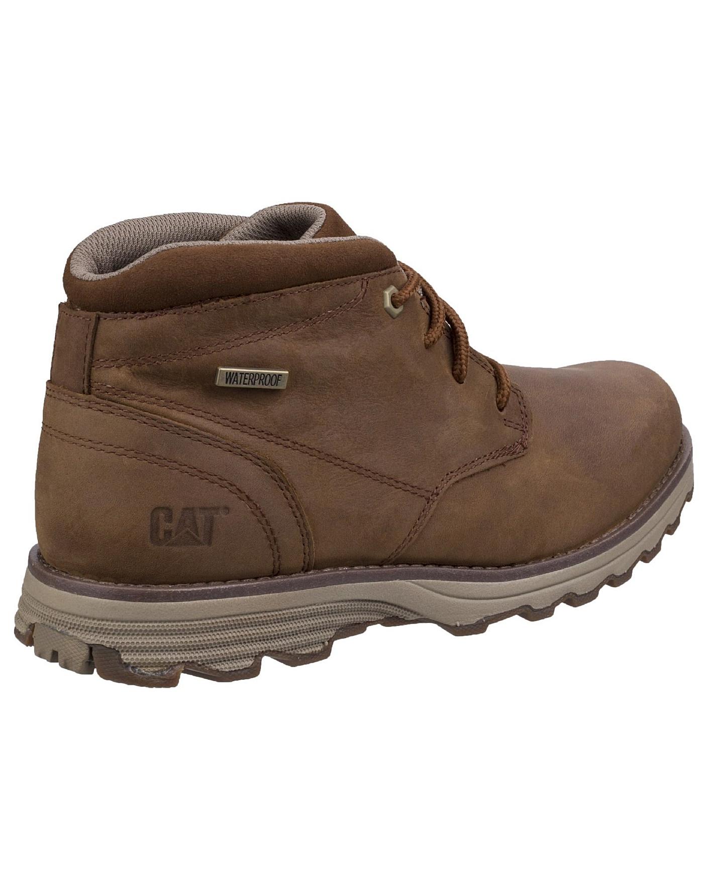 cat men's elude waterproof casual boots