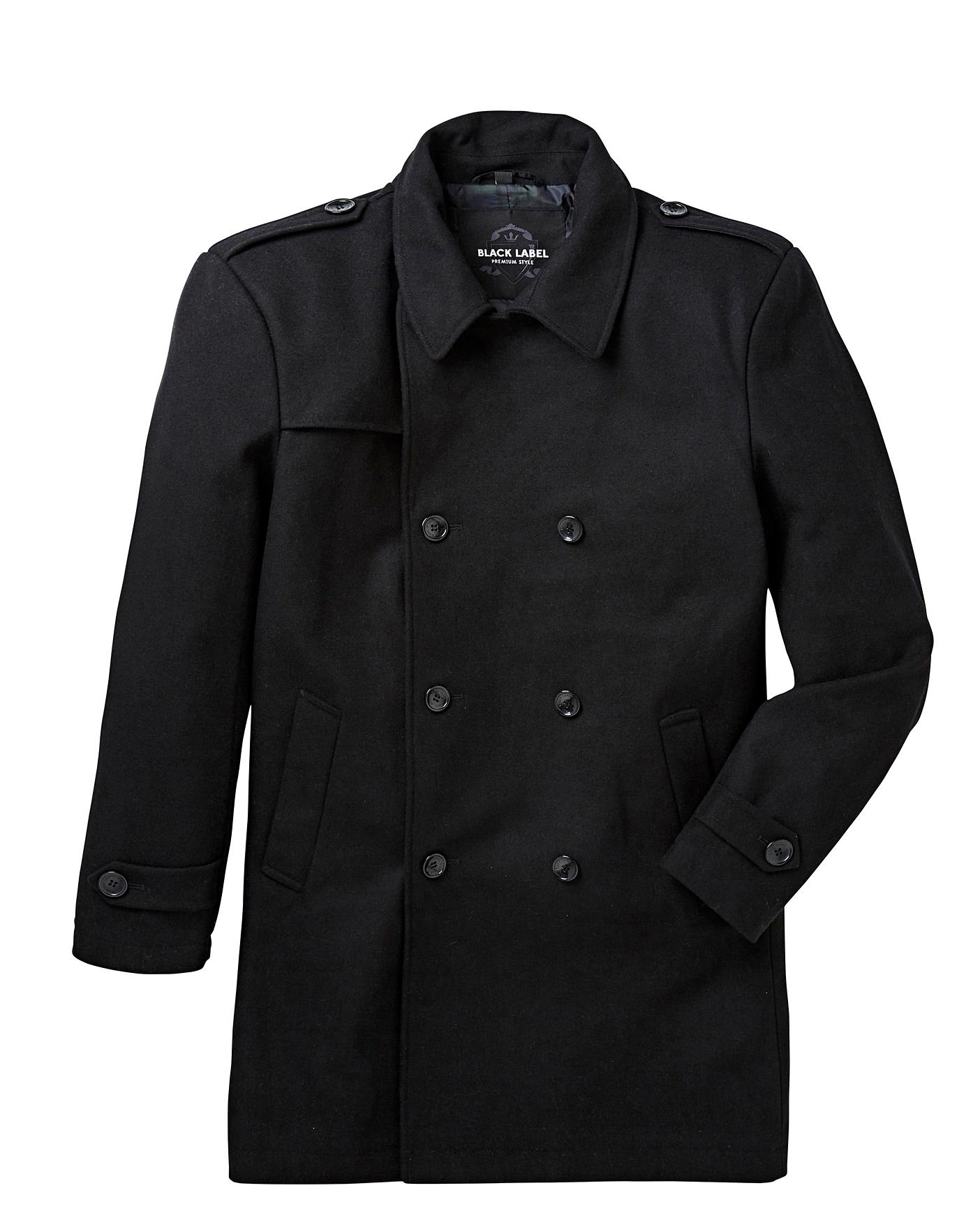 Jacamo Black Label Wool Trench Coat R | Crazy Clearance