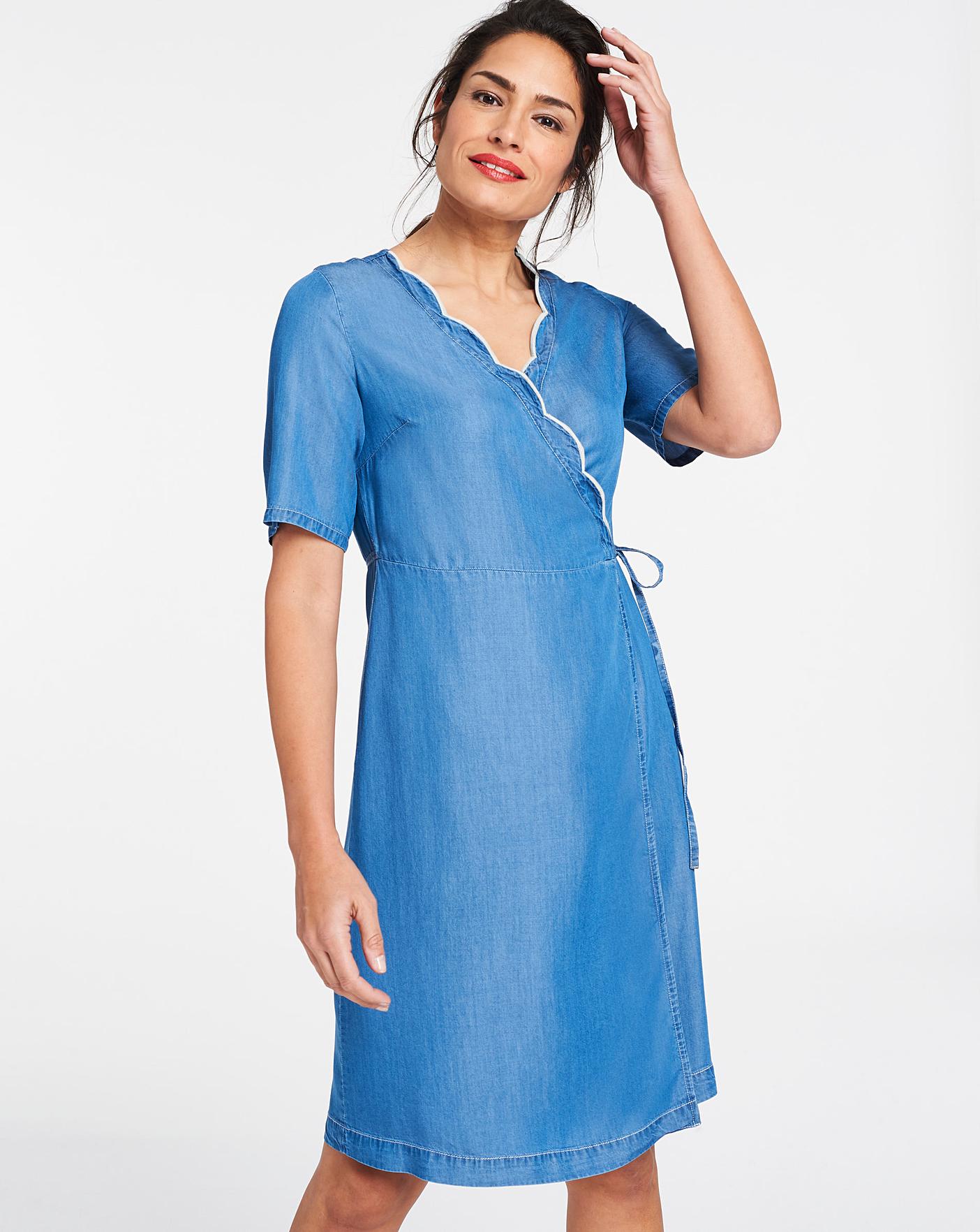 tencel denim dress