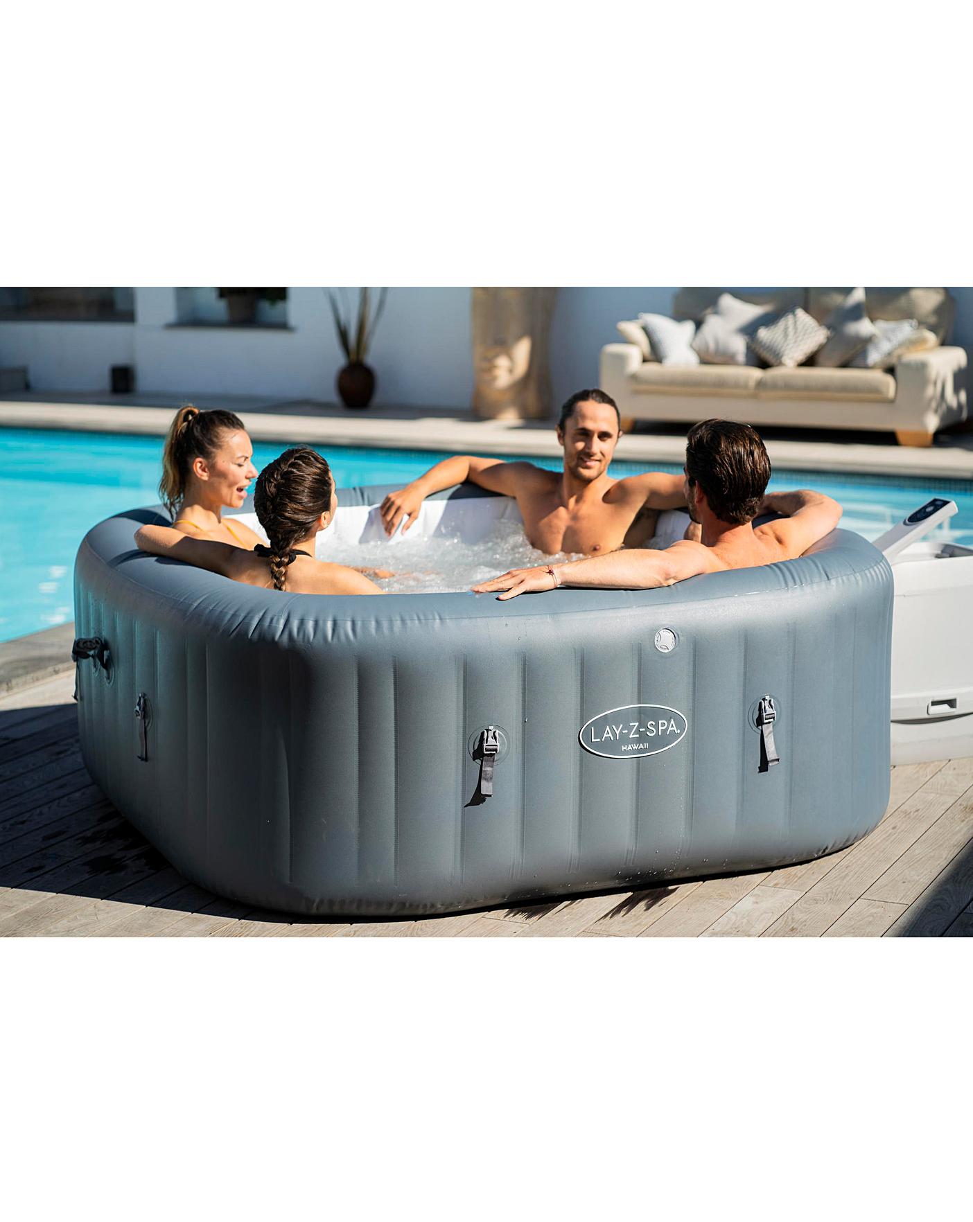 LayZSpa Hawaii Hydro 6 Person Hot Tub J D Williams
