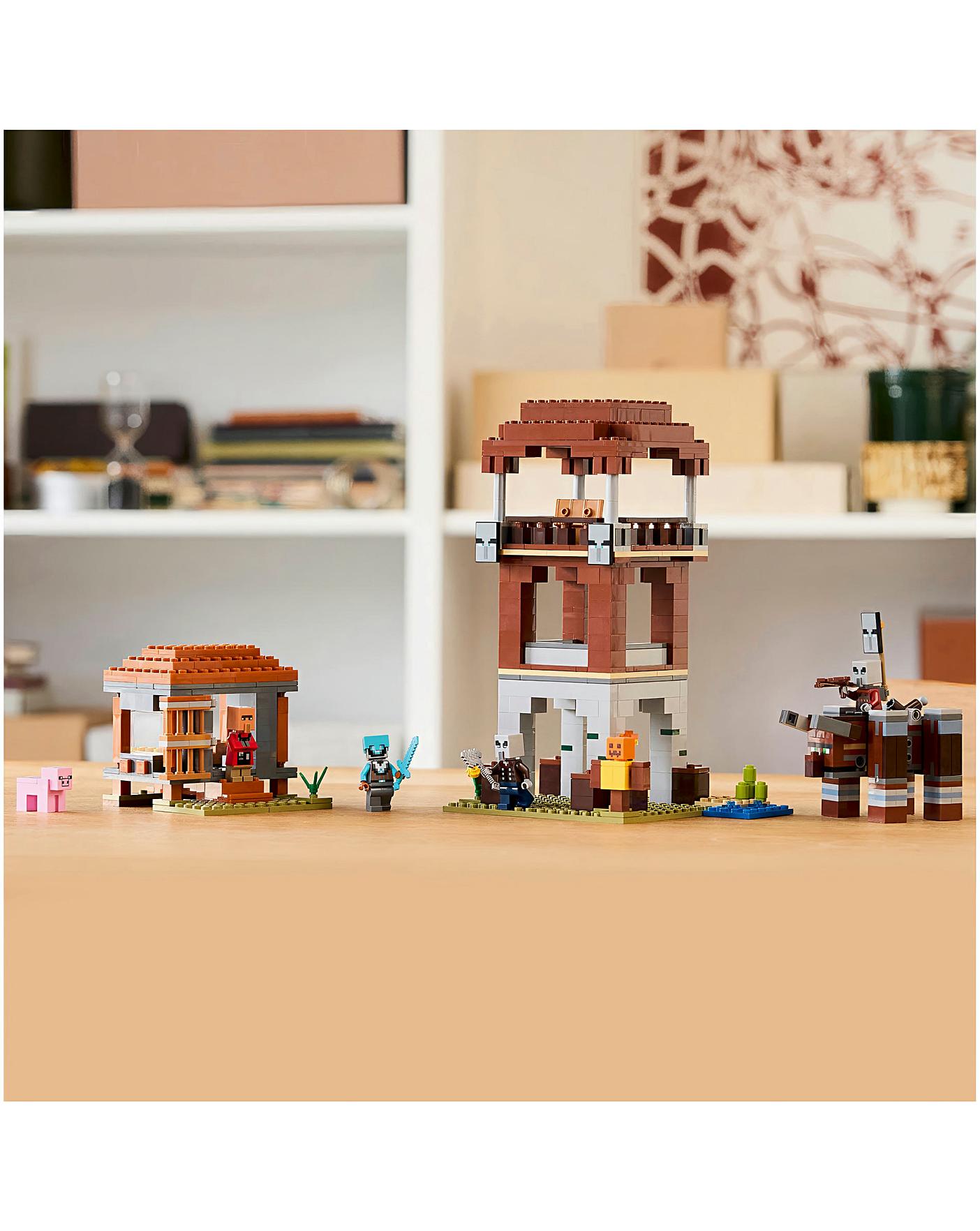 Outpost Moc Lego Minecraft Saqueadores Custom Lego Pillager