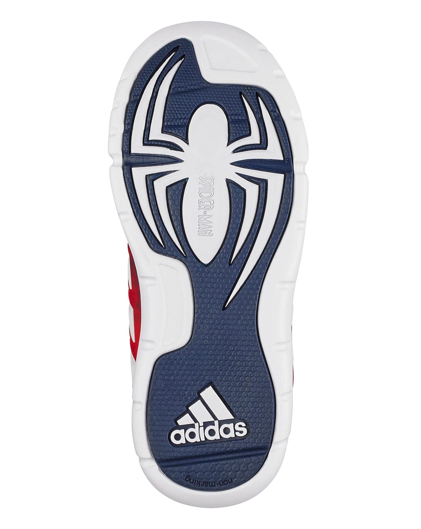 boys adidas spiderman trainers