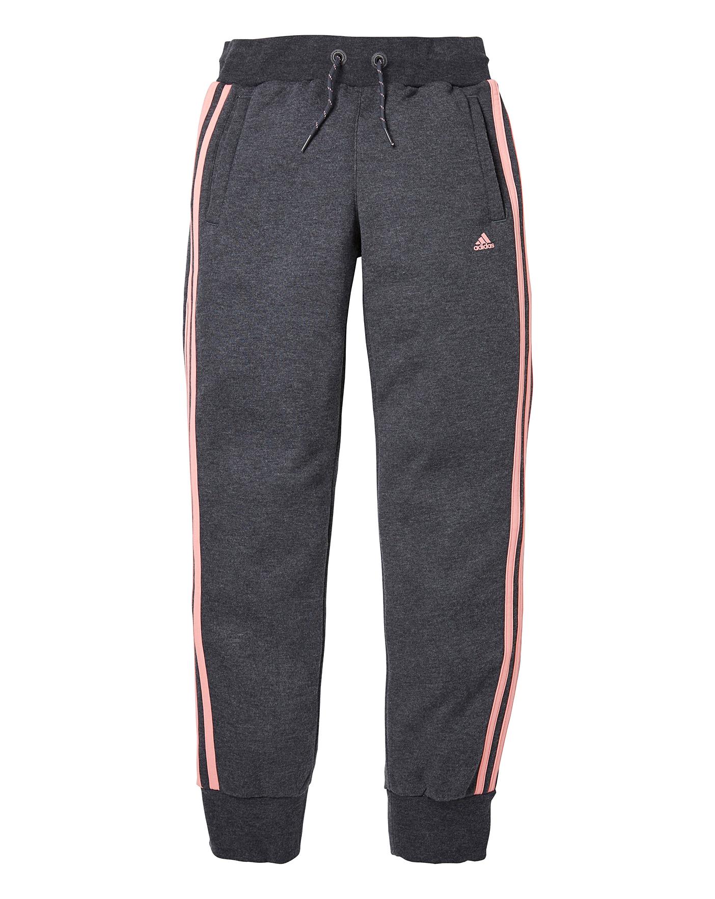 grey and pink joggers