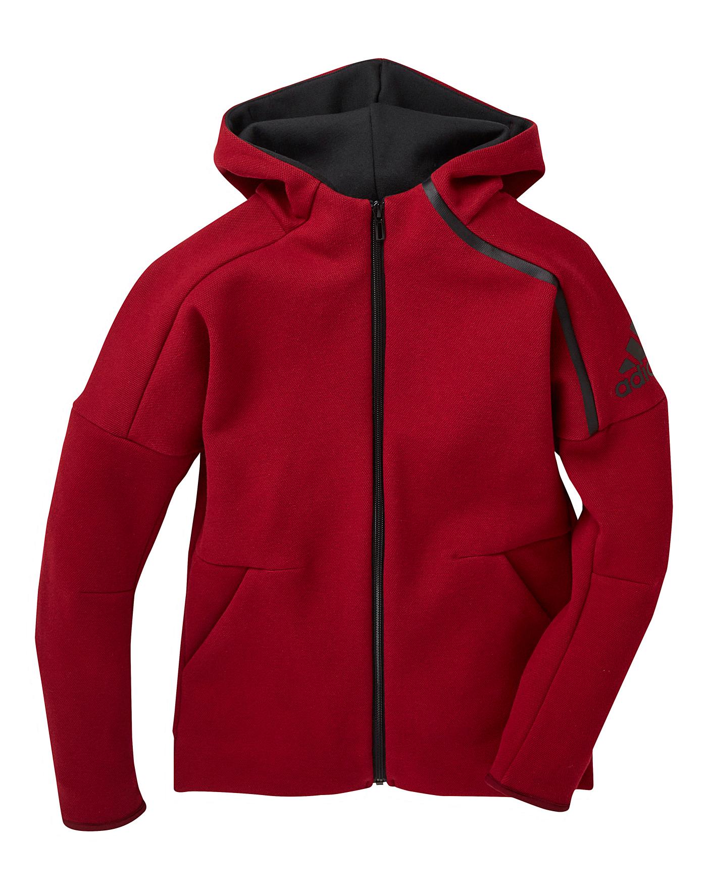 girls adidas zip hoodie