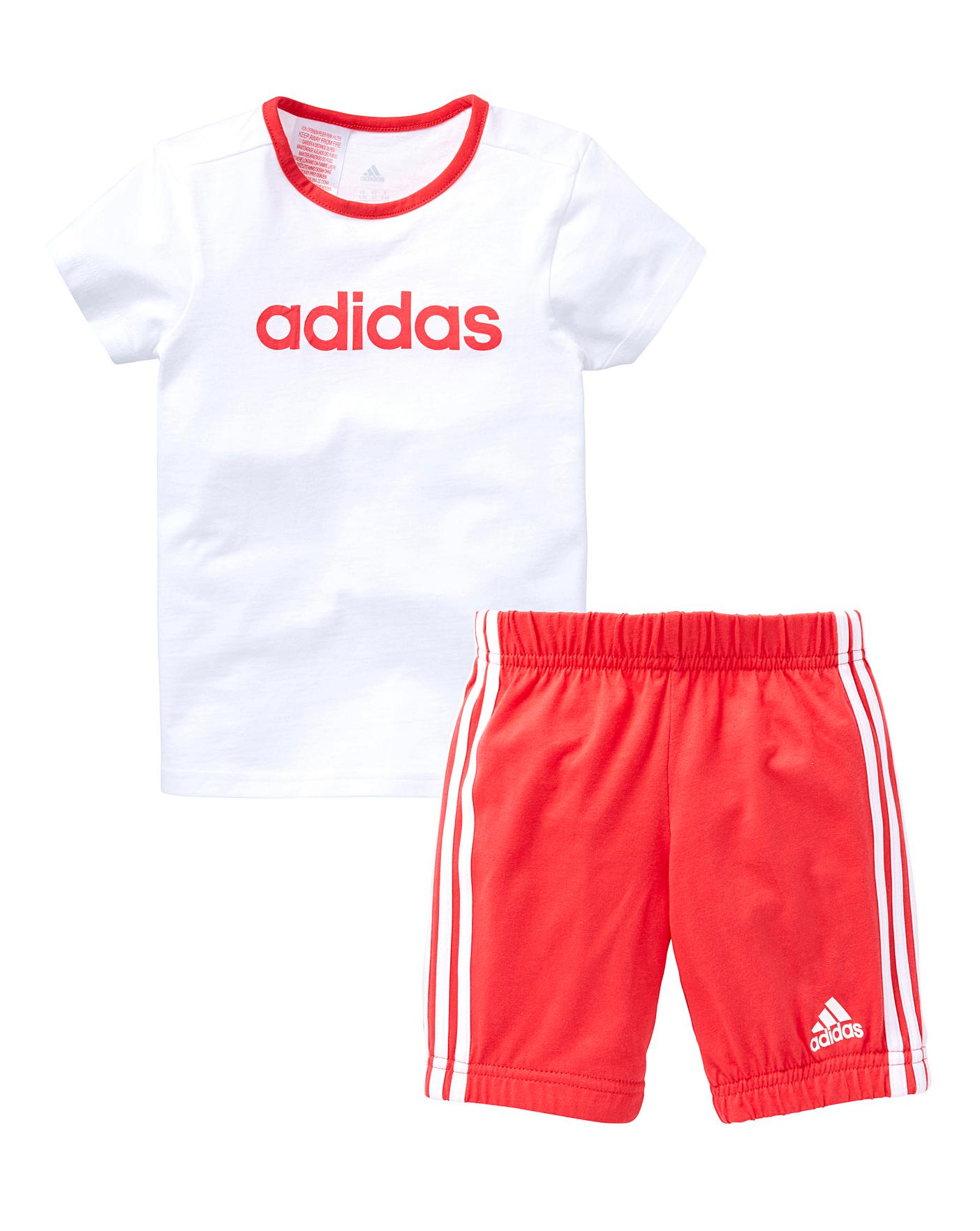 infant adidas shorts set