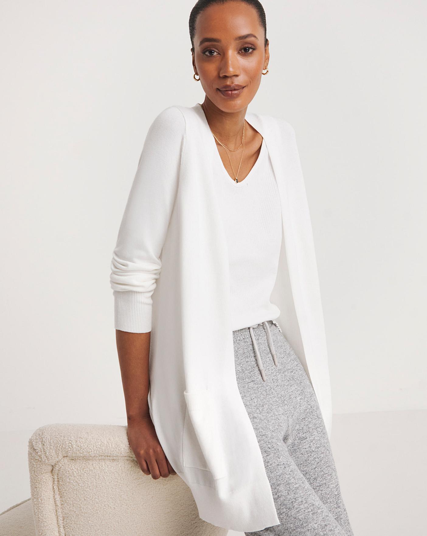 Edge to Edge volume sleeve cardigan | Oxendales