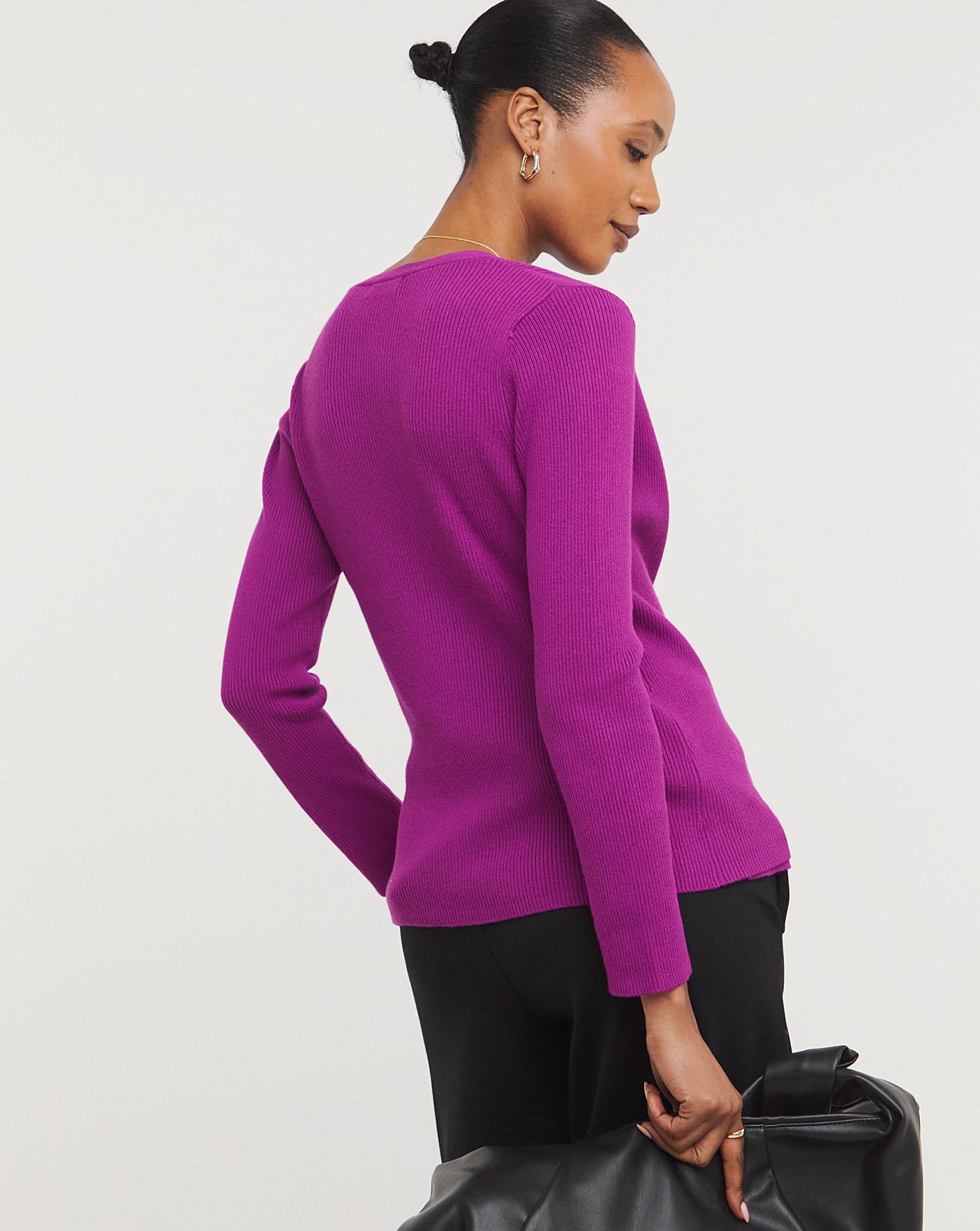 Ribbed Cardigan J D Williams