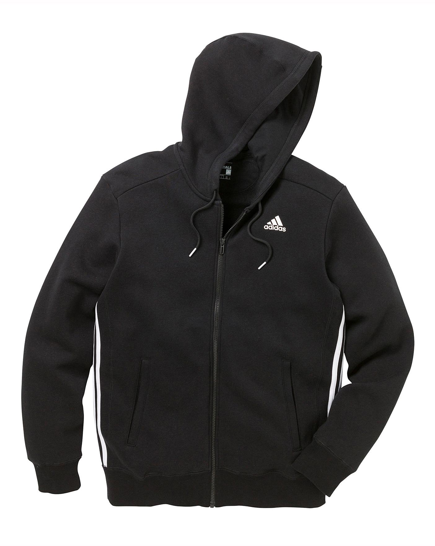 adidas track top hoodie