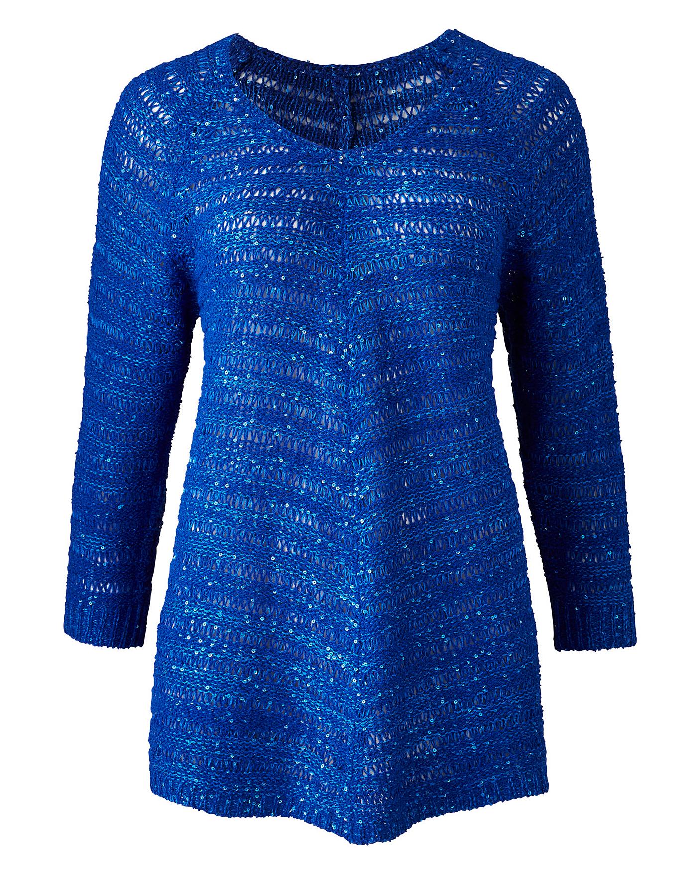 Joanna Hope Sequin Jumper | Simply Be