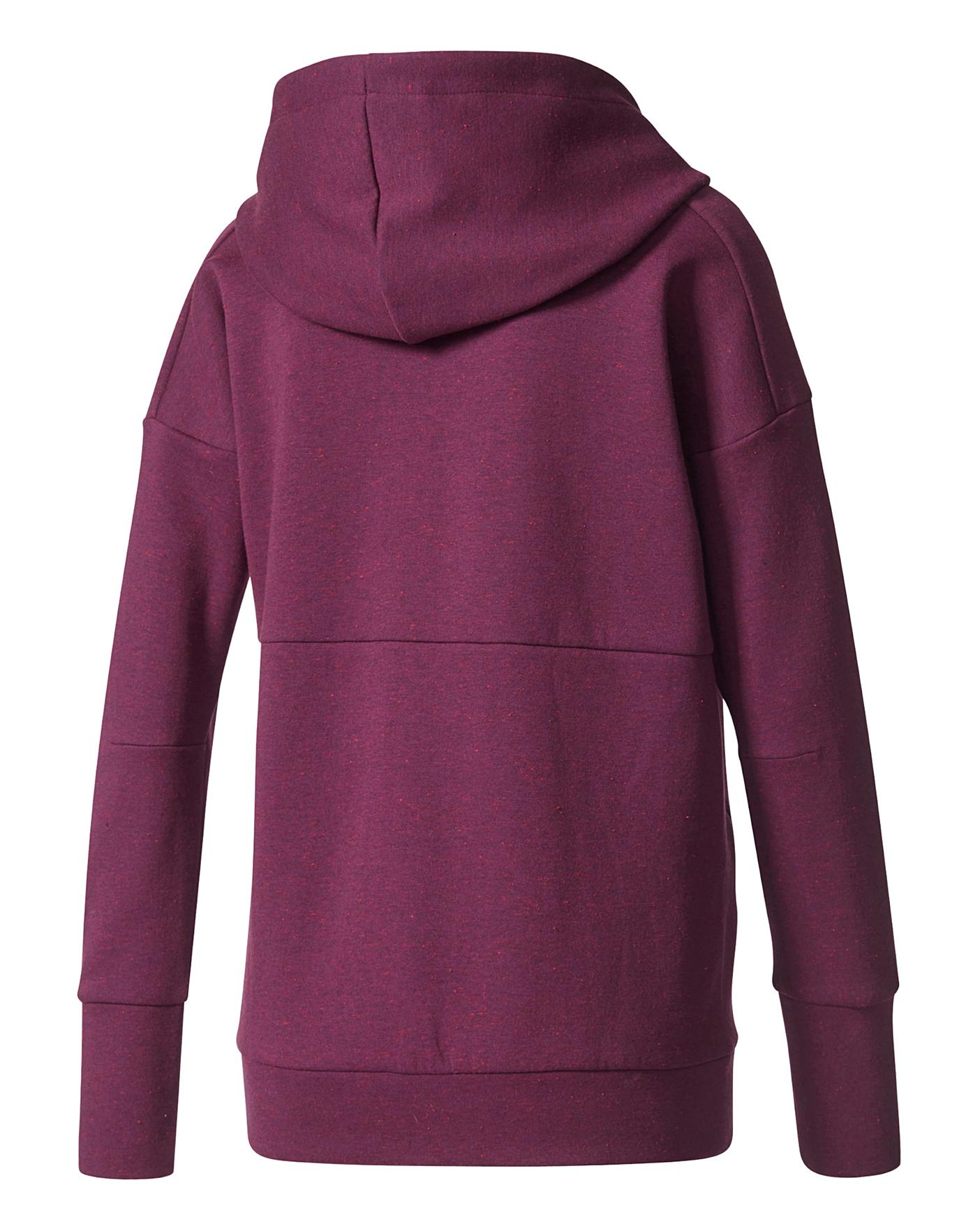 adidas dipped hem hoodie