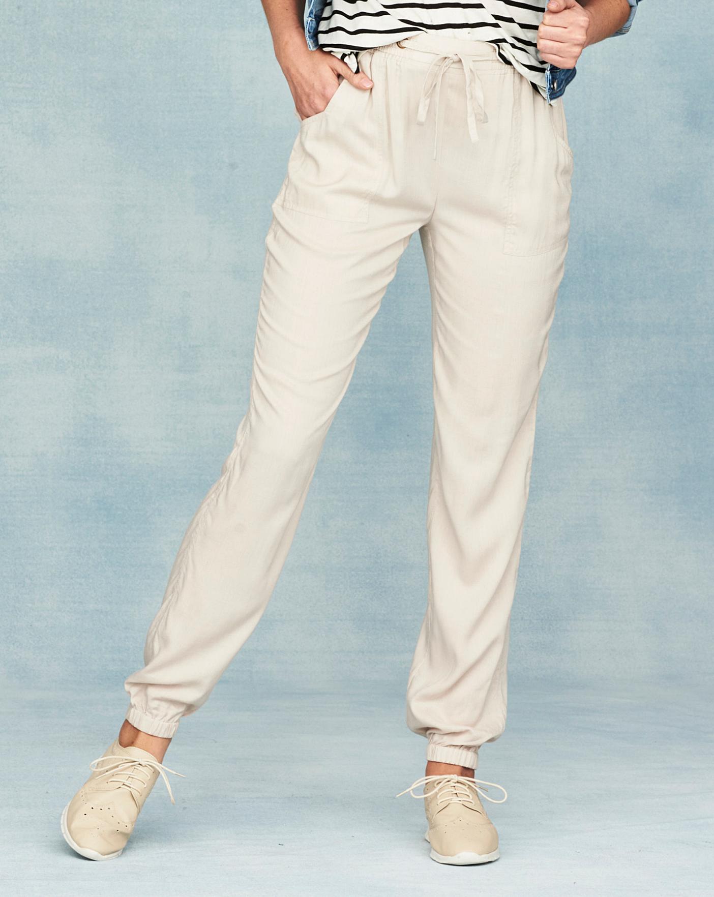 Womens Viscose Harem Joggers Simply Be