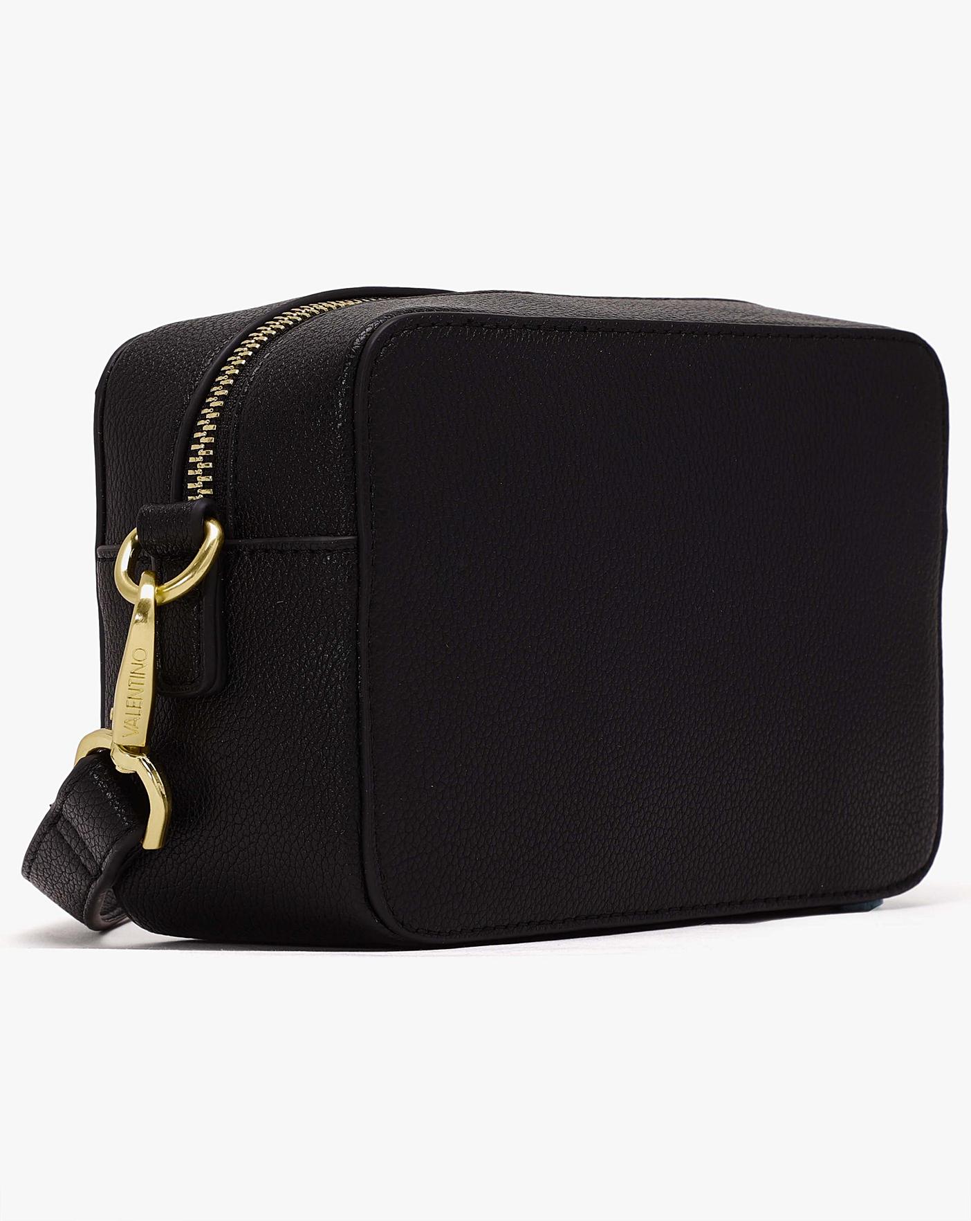 Valentino black top camera bag
