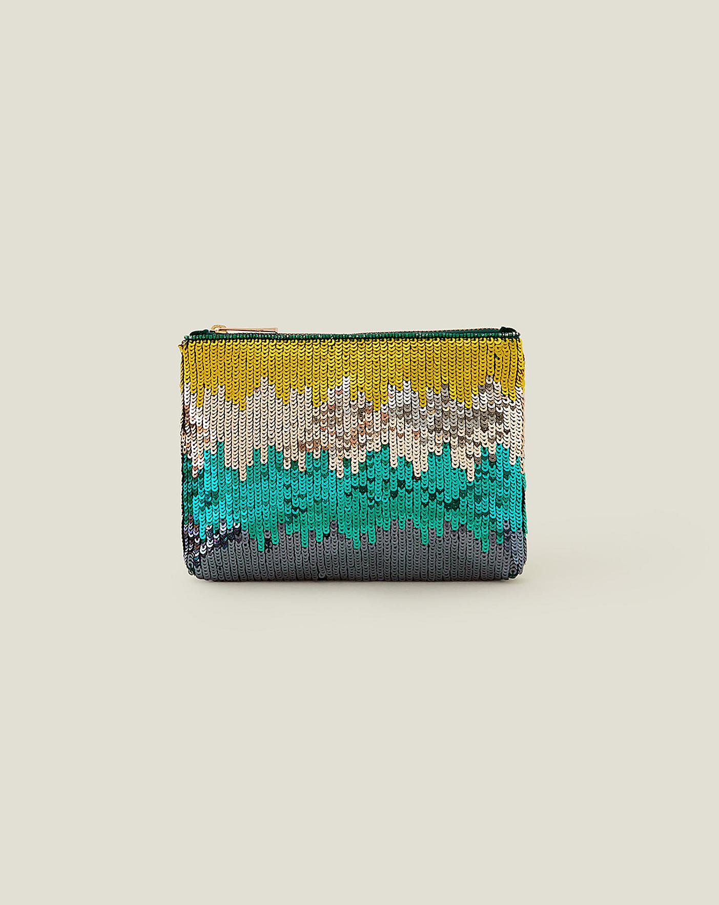 Accessorize Ombre Sequin Pouch Fashion World