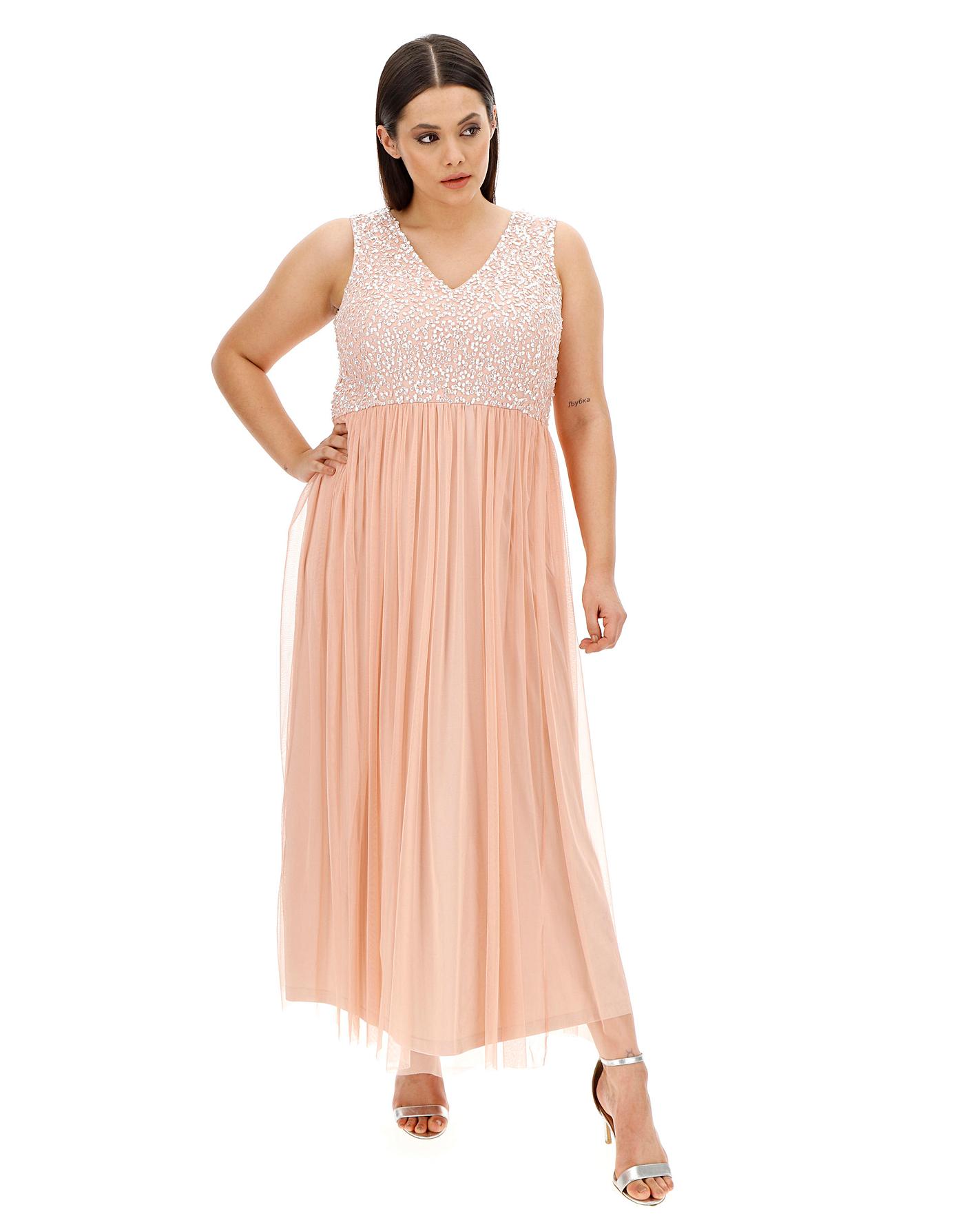 joanna hope beaded bodice maxi dress