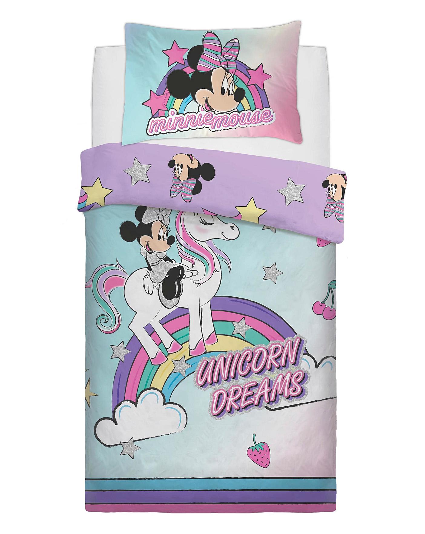 Minnie Mouse Unicorn Dreams Single Duvet The Kids Division