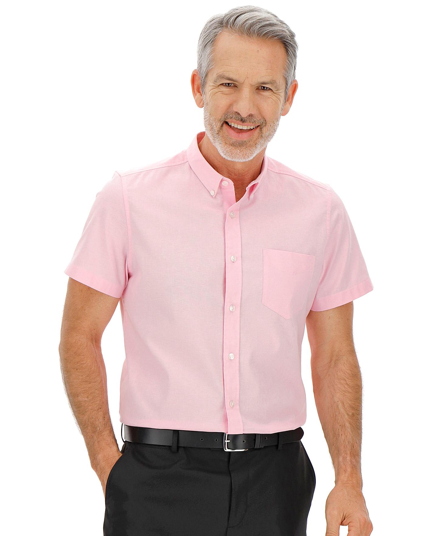 Baby Pink S Stretch Oxford Shirt Long Oxendales Baby Pink S Stretch Oxford Shirt Long