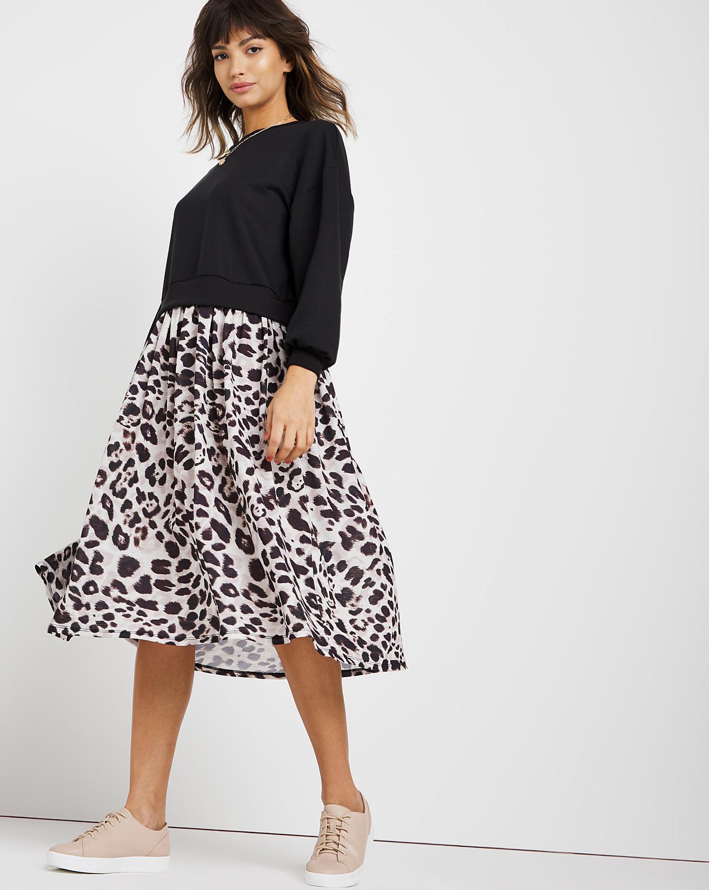 2 in 1 sweat dress