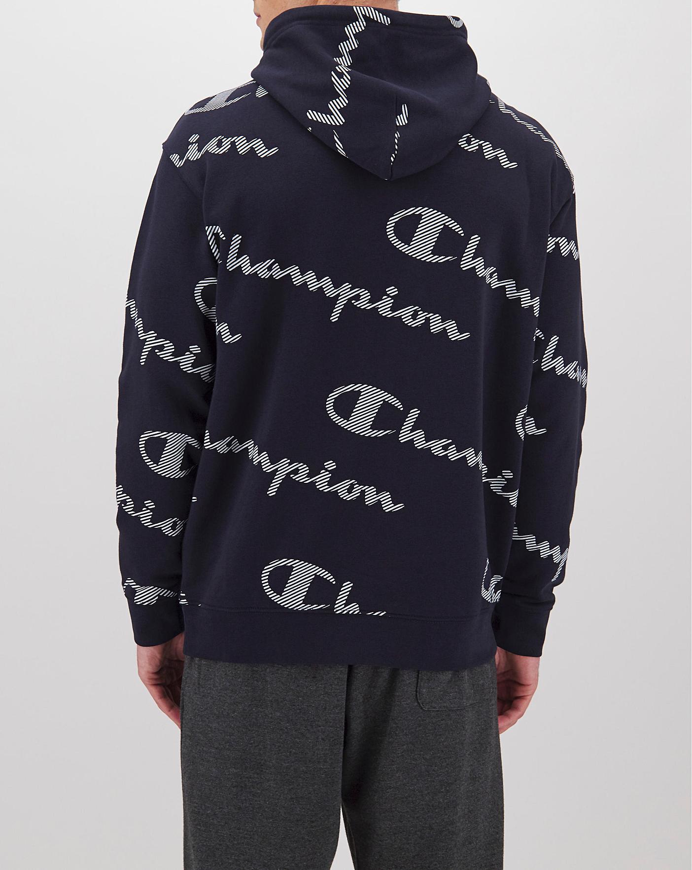 champion aop crew sweatshirt