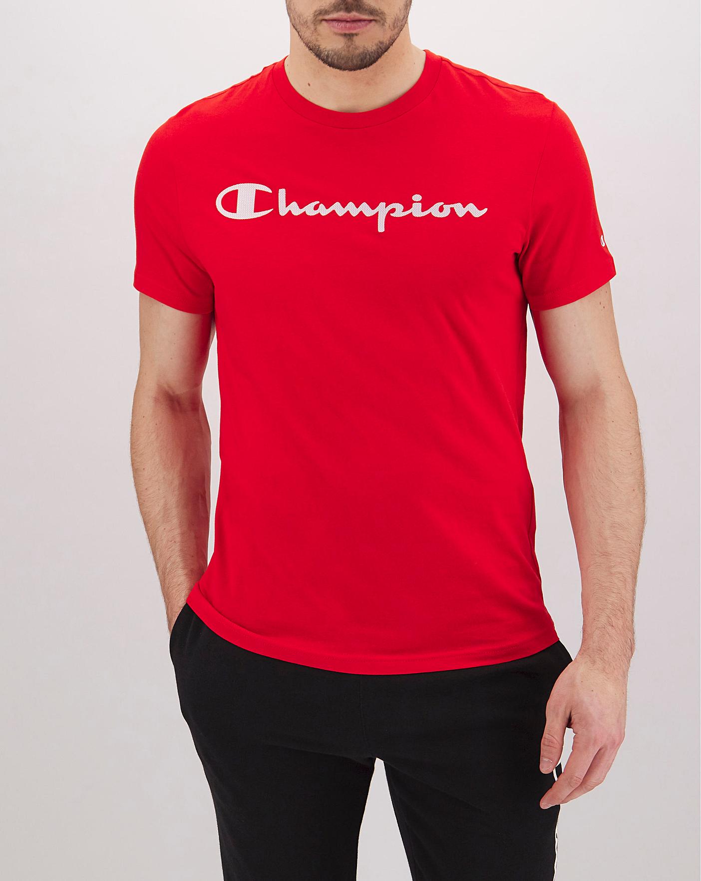 red champion crew neck