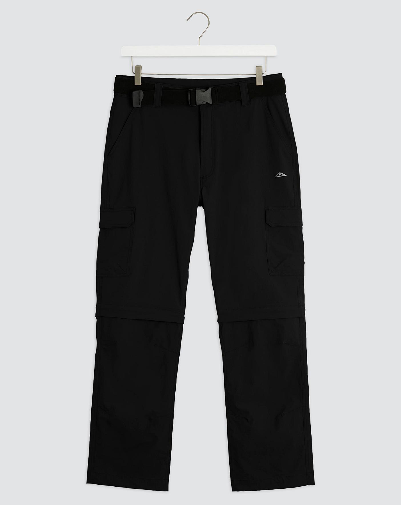 cargo pants with zip off legs