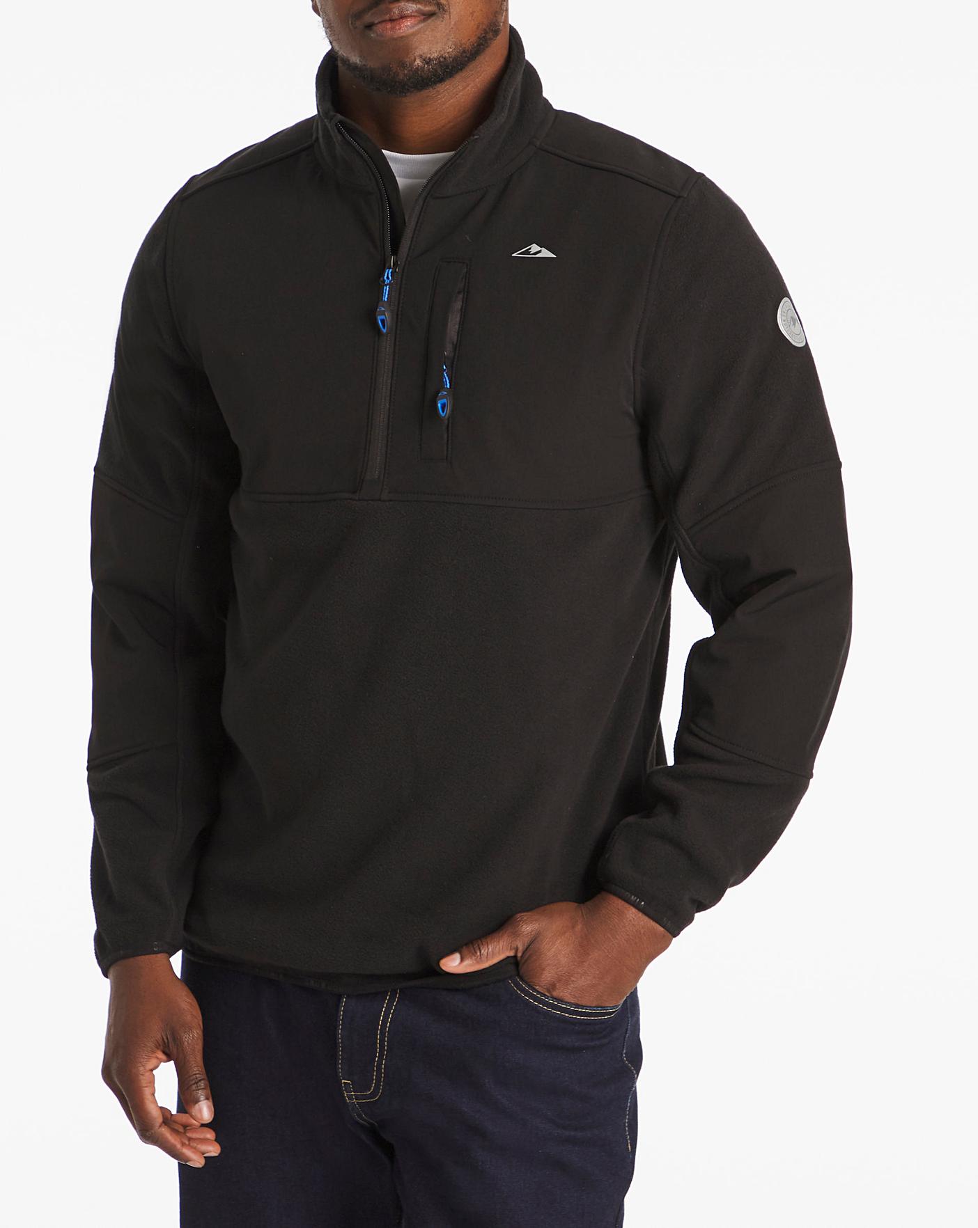 Snowdonia 1 2 Half Zip Fleece Jacamo