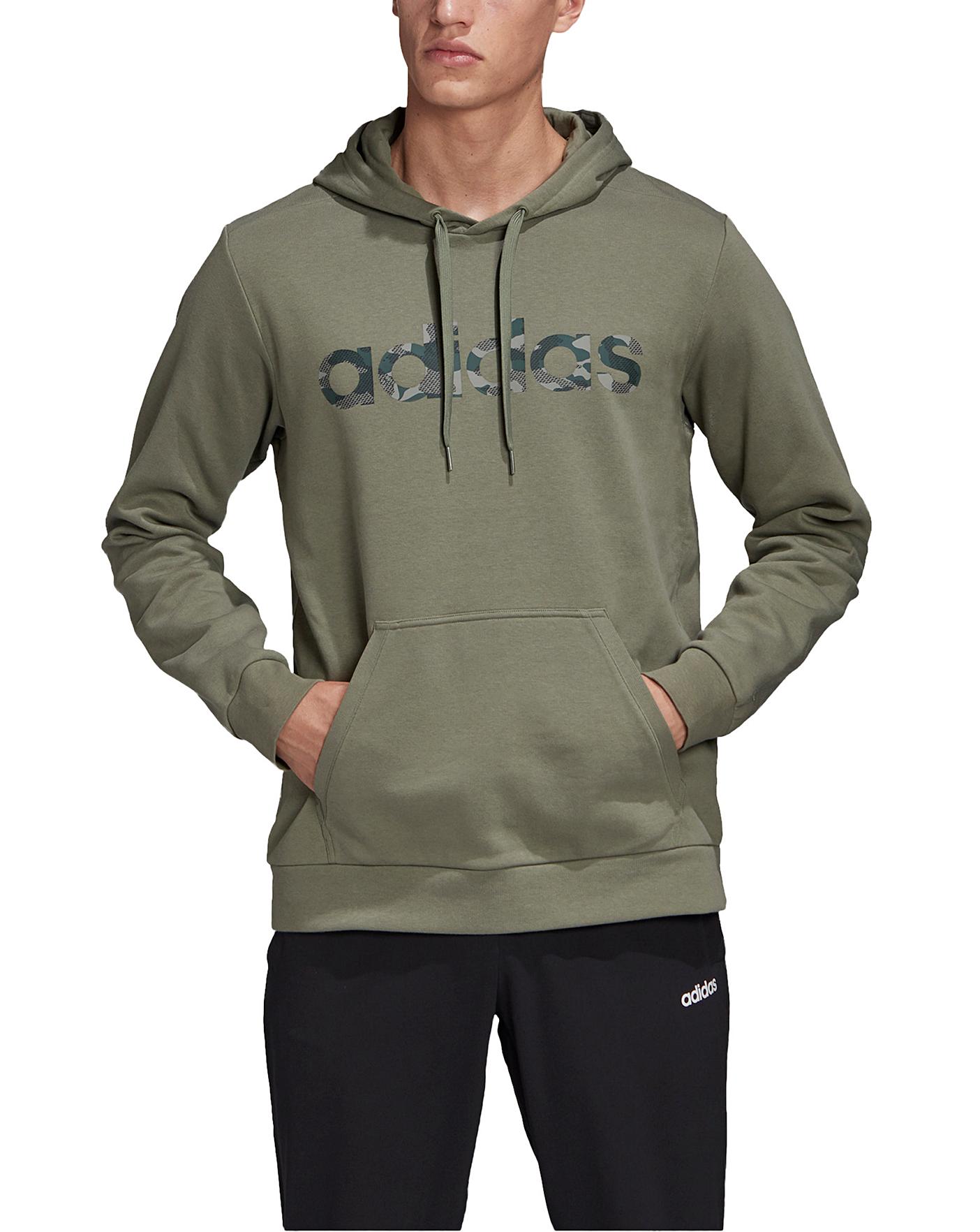 adidas camo linear hoodie